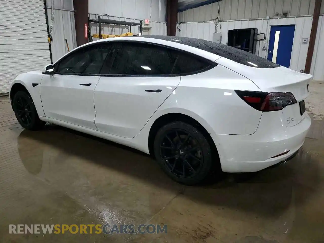 2 Photograph of a damaged car 5YJ3E1EB0MF855156 TESLA MODEL 3 2021