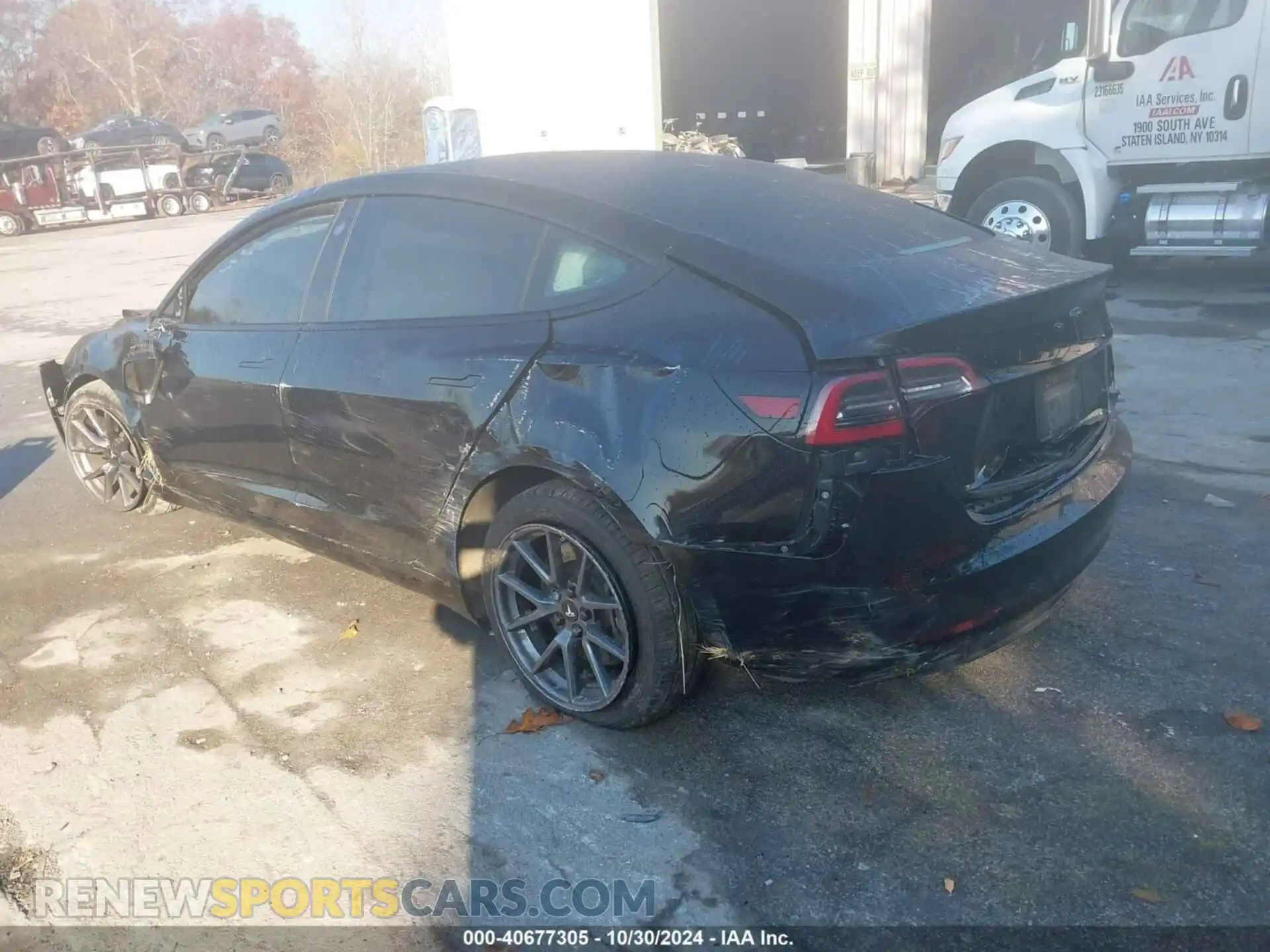 3 Photograph of a damaged car 5YJ3E1EB0MF858428 TESLA MODEL 3 2021