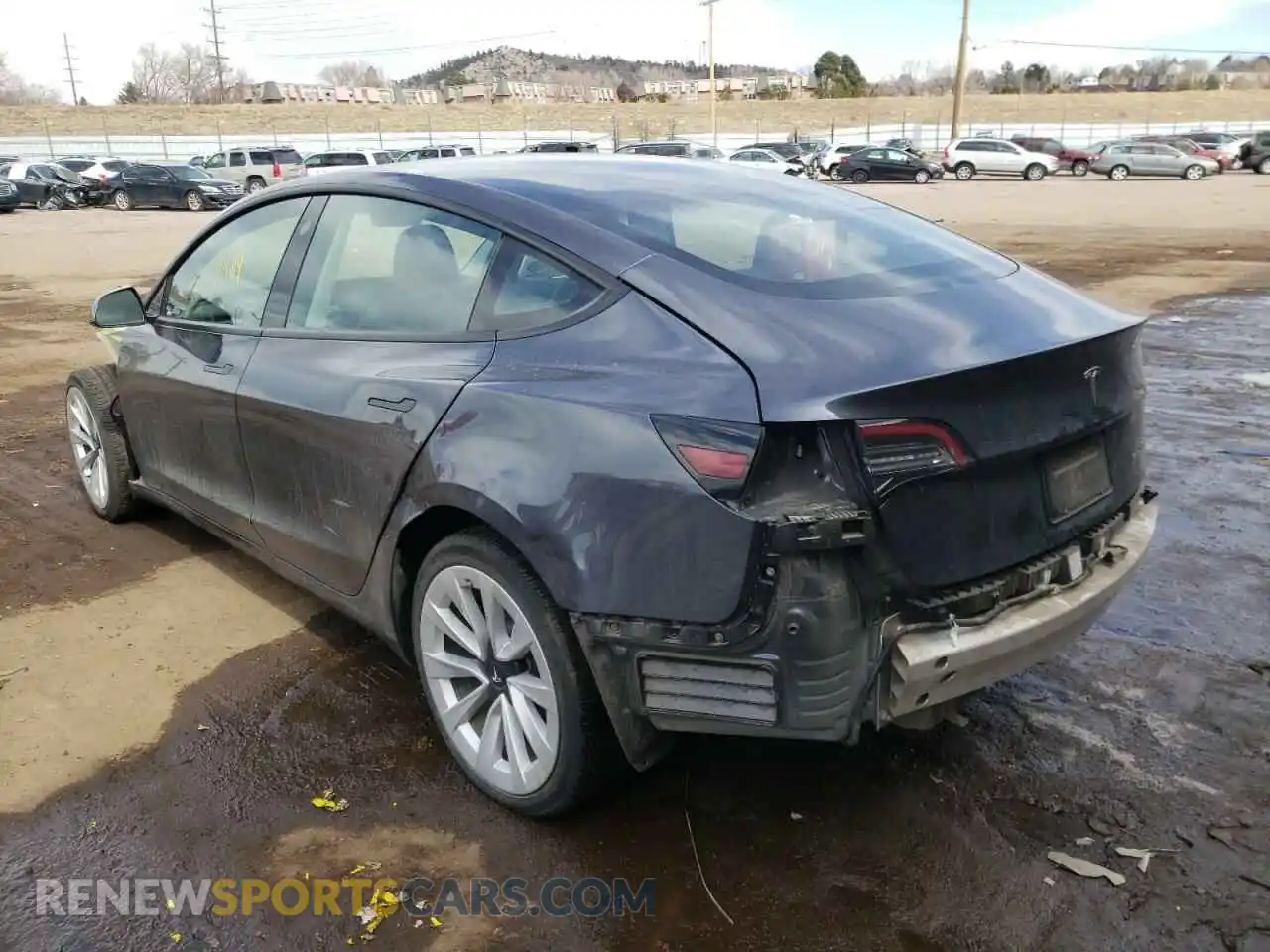 3 Фотография поврежденного автомобиля 5YJ3E1EB0MF868683 TESLA MODEL 3 2021