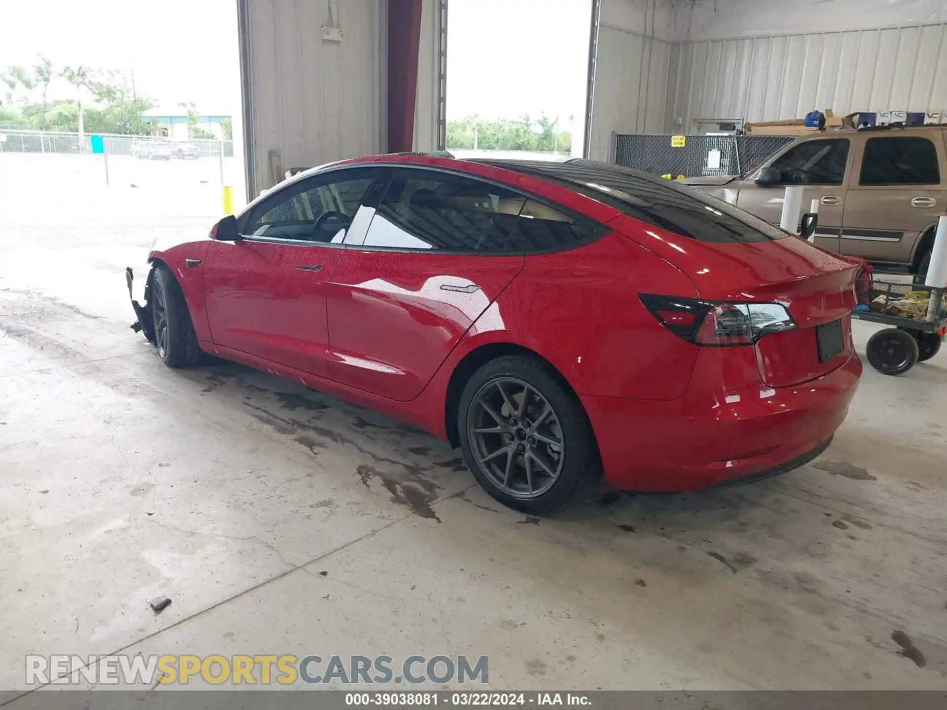 3 Photograph of a damaged car 5YJ3E1EB0MF869235 TESLA MODEL 3 2021