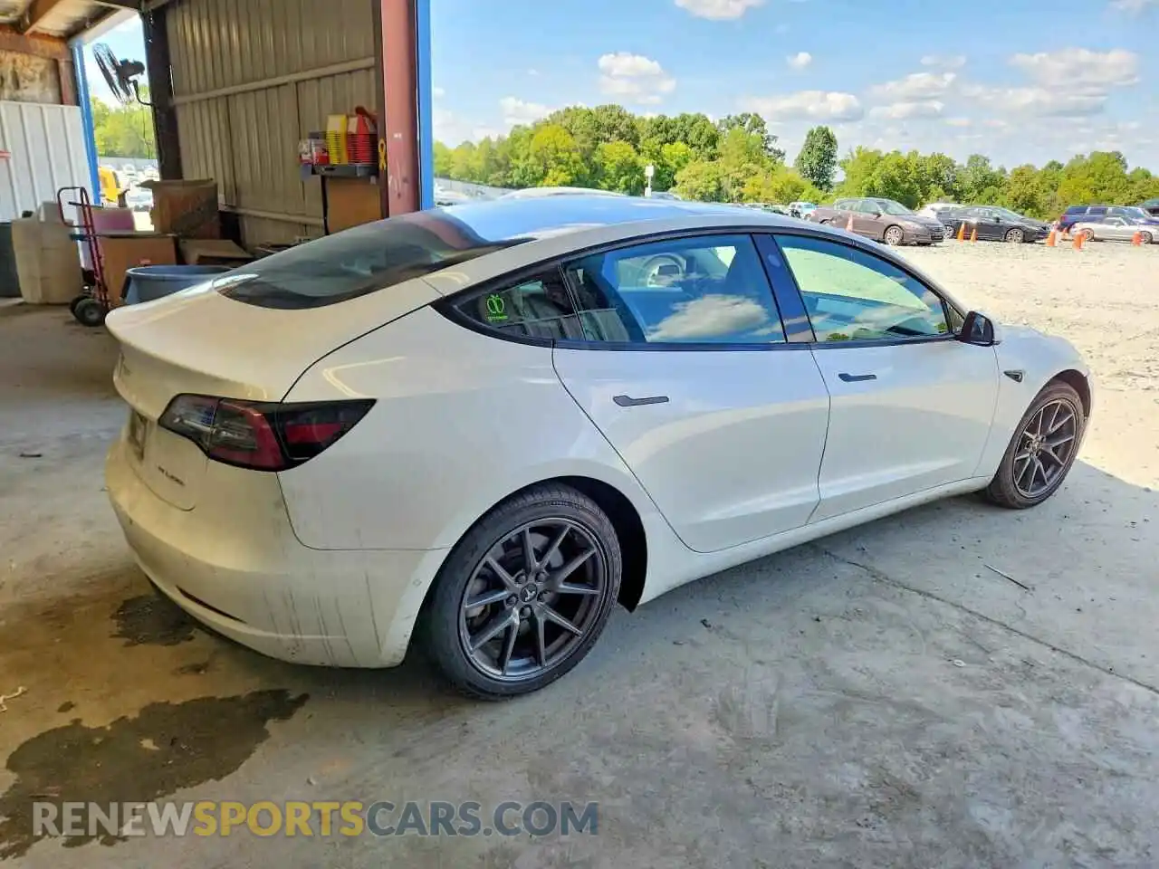 3 Фотография поврежденного автомобиля 5YJ3E1EB0MF923651 TESLA MODEL 3 2021