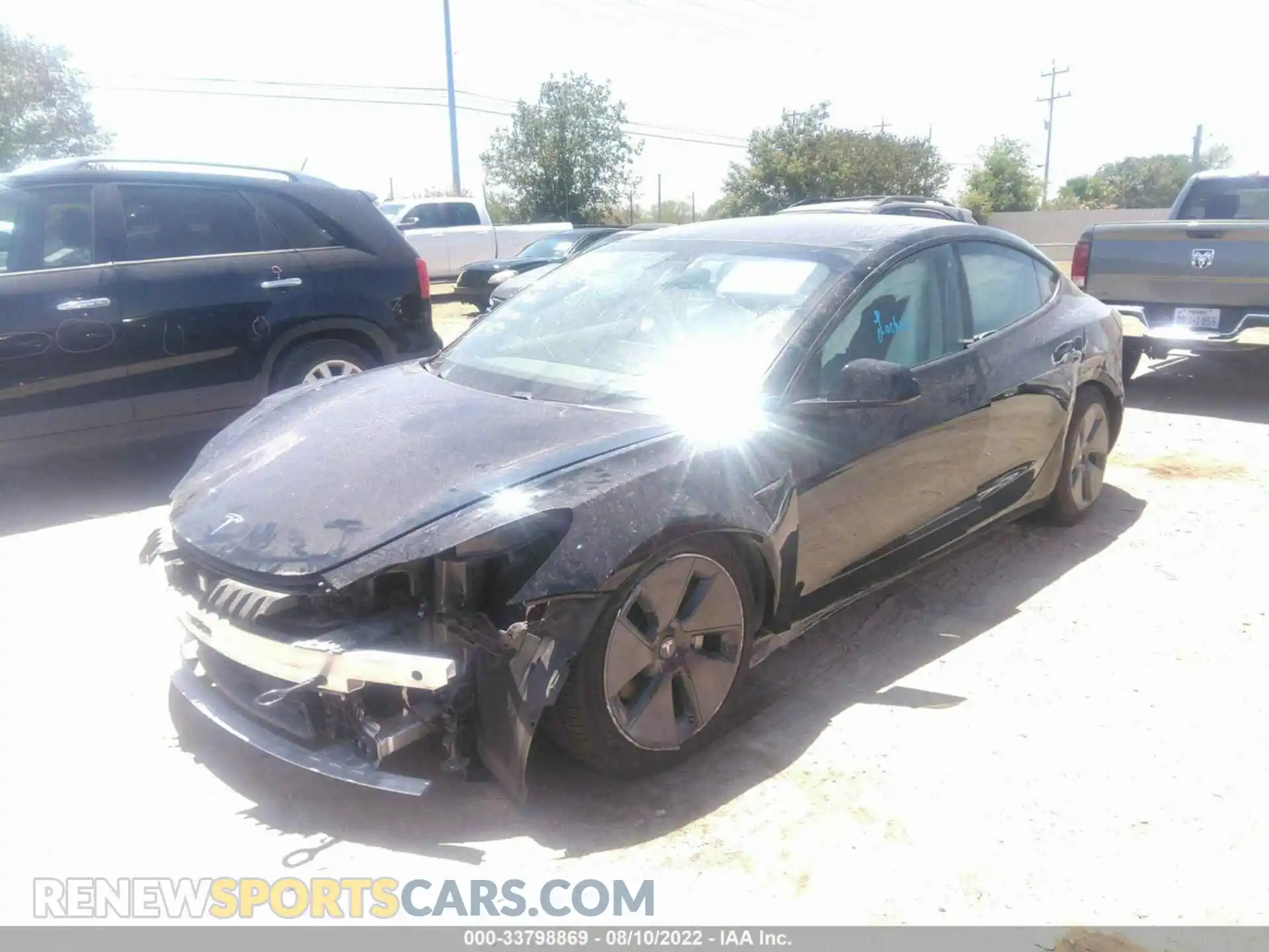 2 Фотография поврежденного автомобиля 5YJ3E1EB0MF979573 TESLA MODEL 3 2021