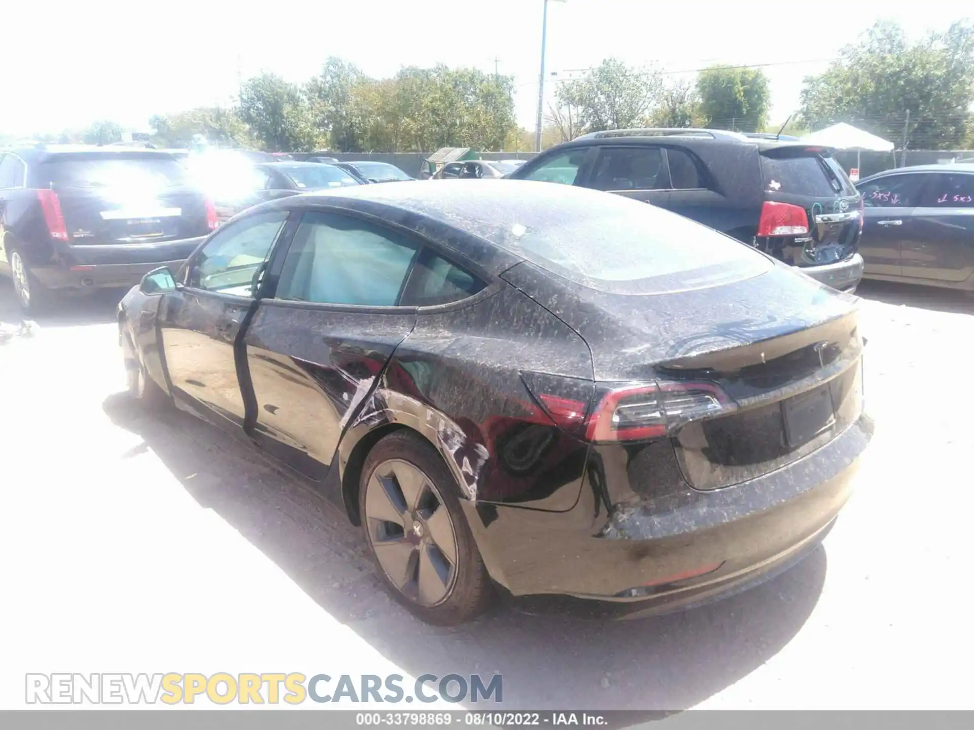 3 Фотография поврежденного автомобиля 5YJ3E1EB0MF979573 TESLA MODEL 3 2021