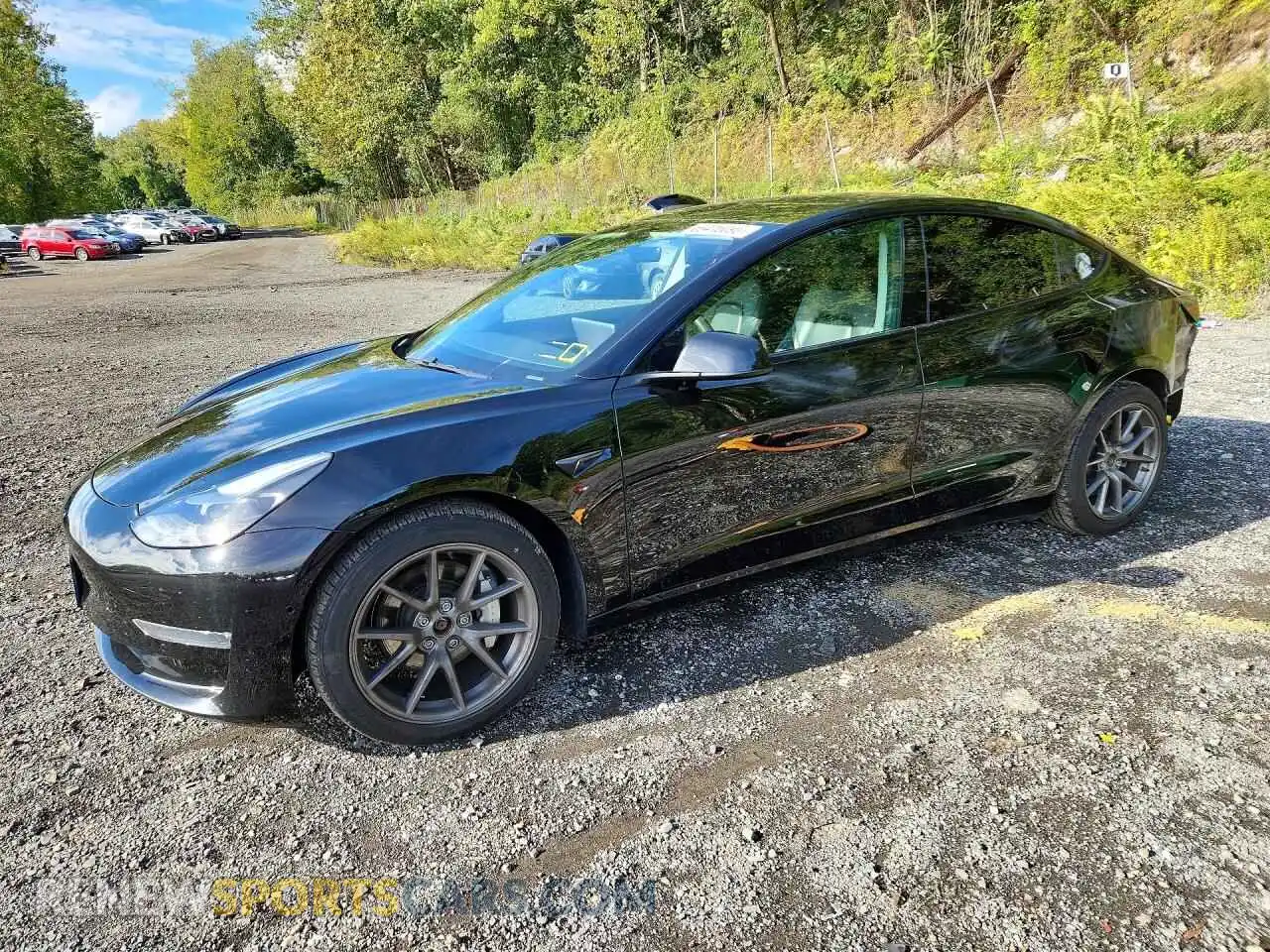 1 fotografías del automóvil dañado 5YJ3E1EB0MF992565 TESLA MODEL 3 2021