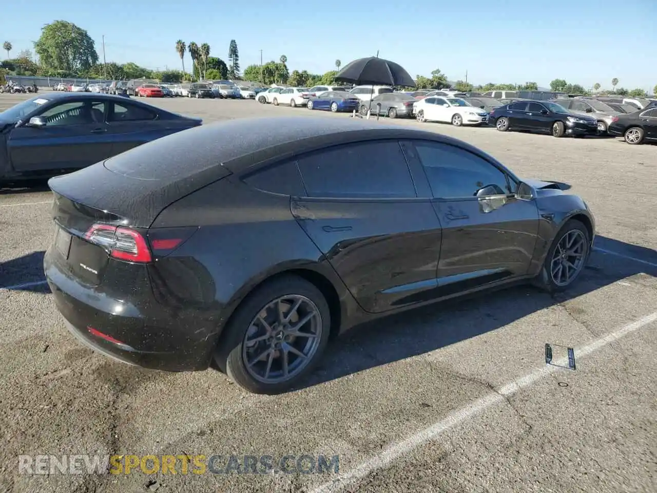 3 Photograph of a damaged car 5YJ3E1EB0MF998107 TESLA MODEL 3 2021