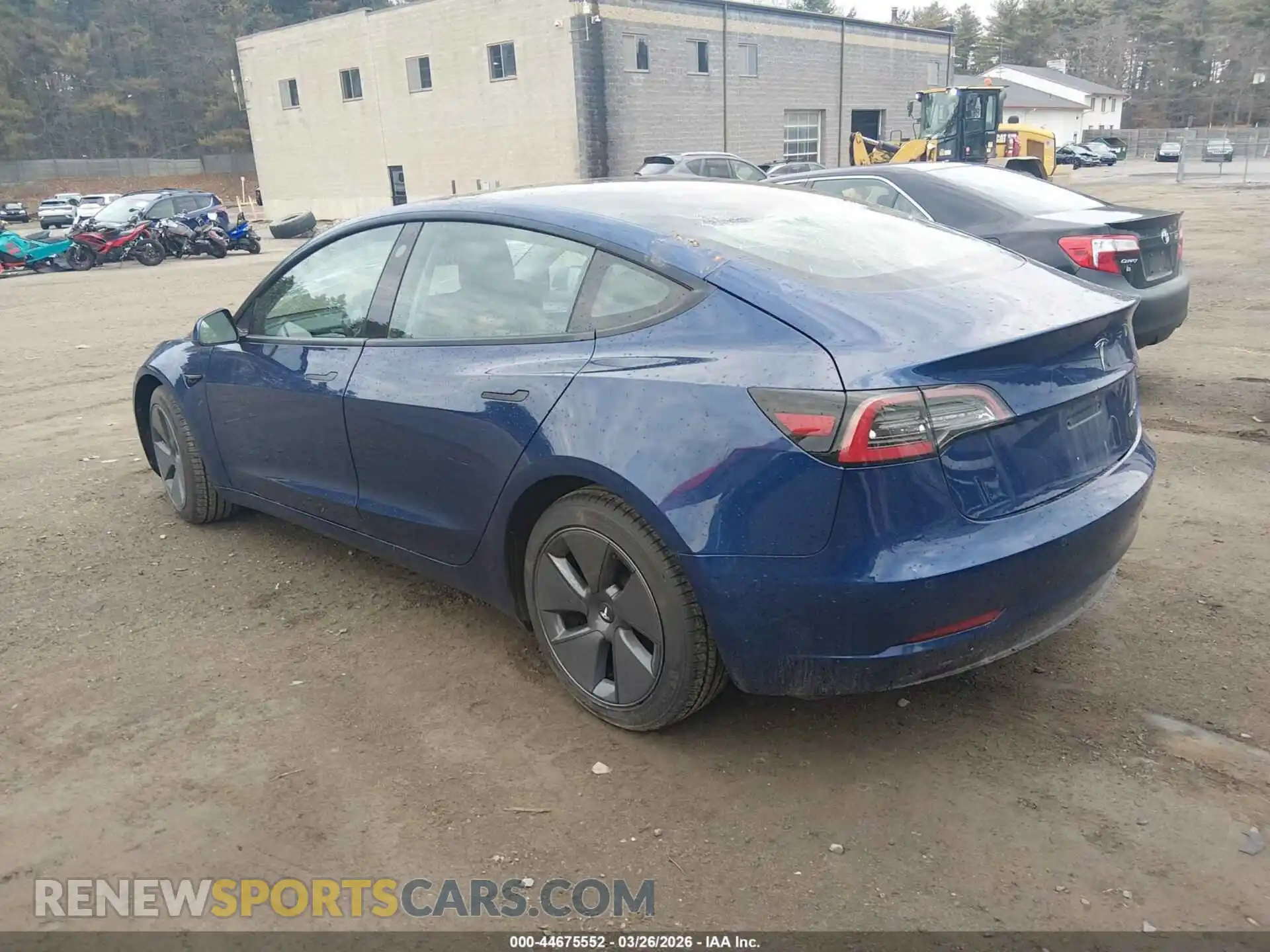 3 Photograph of a damaged car 5YJ3E1EB1MF050329 TESLA MODEL 3 2021