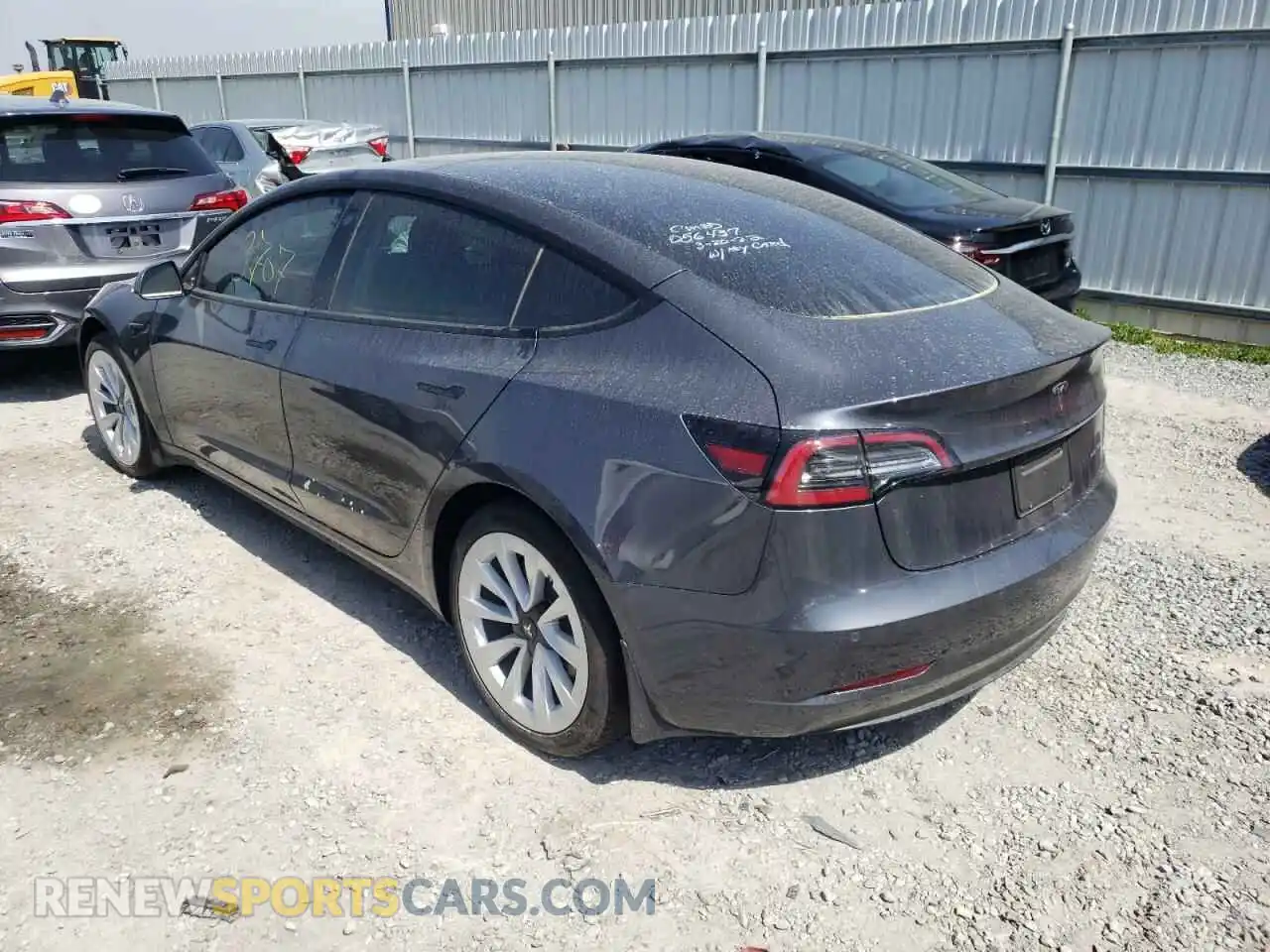 3 Photograph of a damaged car 5YJ3E1EB1MF056437 TESLA MODEL 3 2021