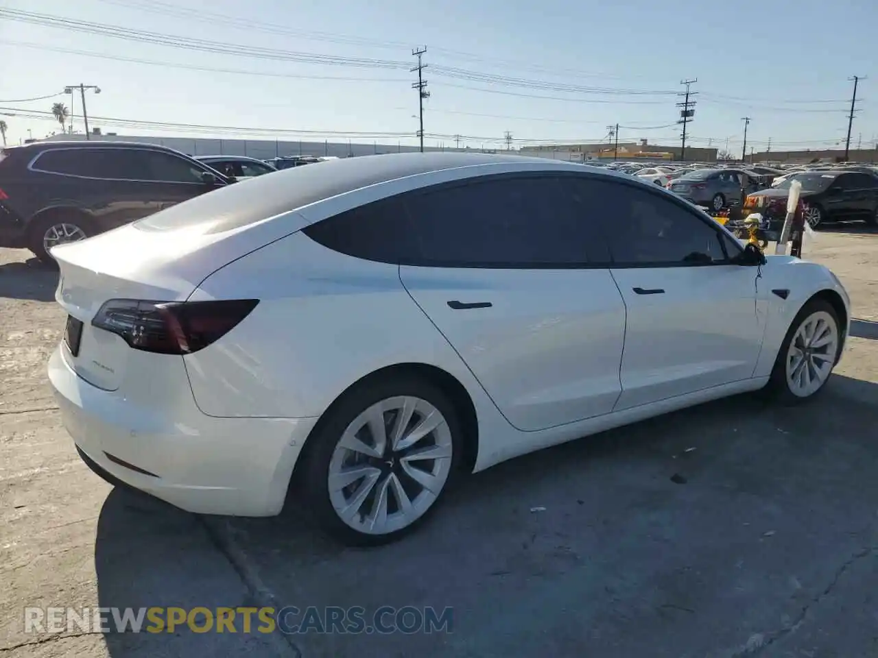 3 Photograph of a damaged car 5YJ3E1EB1MF064716 TESLA MODEL 3 2021