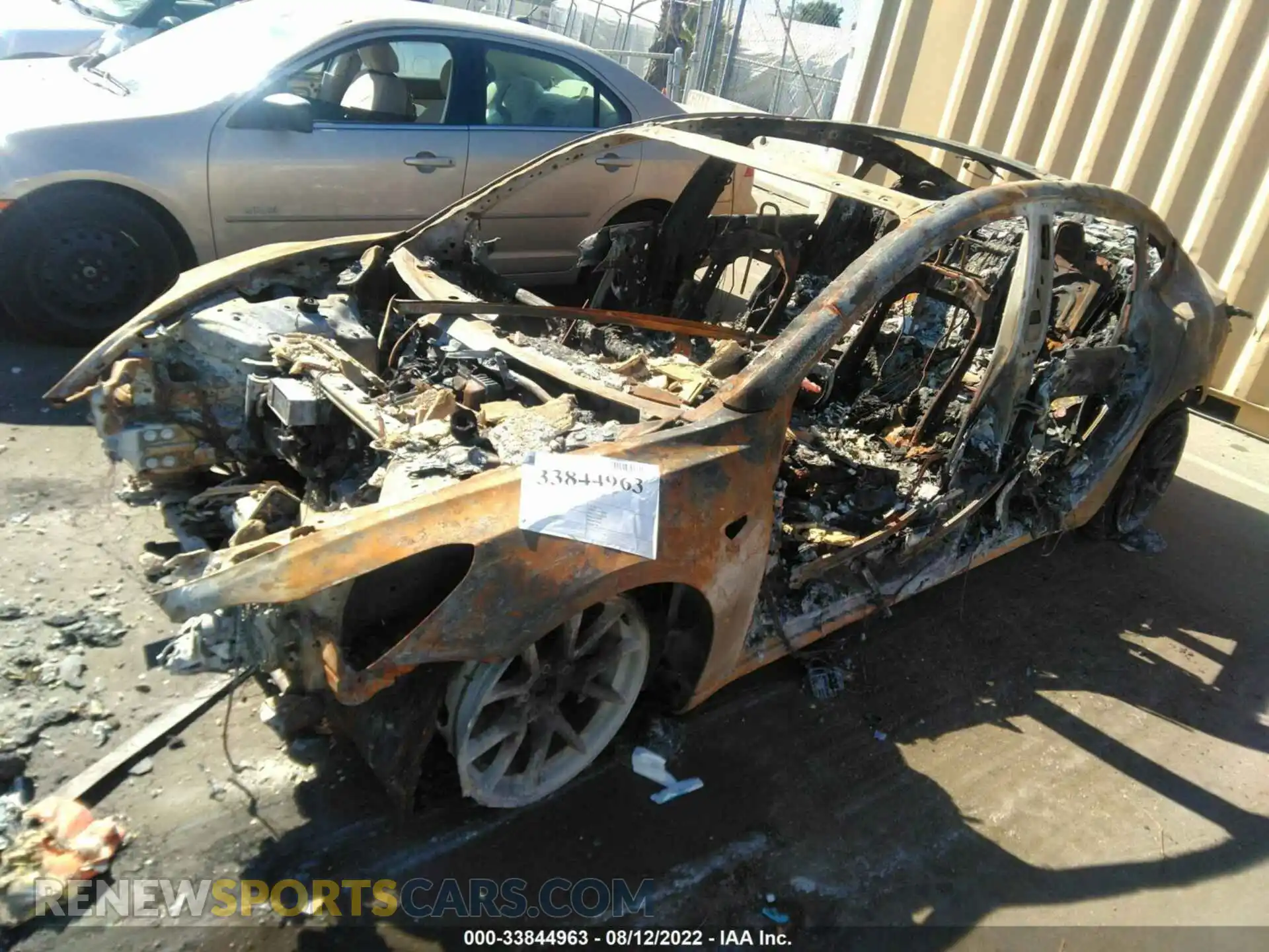 2 Photograph of a damaged car 5YJ3E1EB1MF069852 TESLA MODEL 3 2021