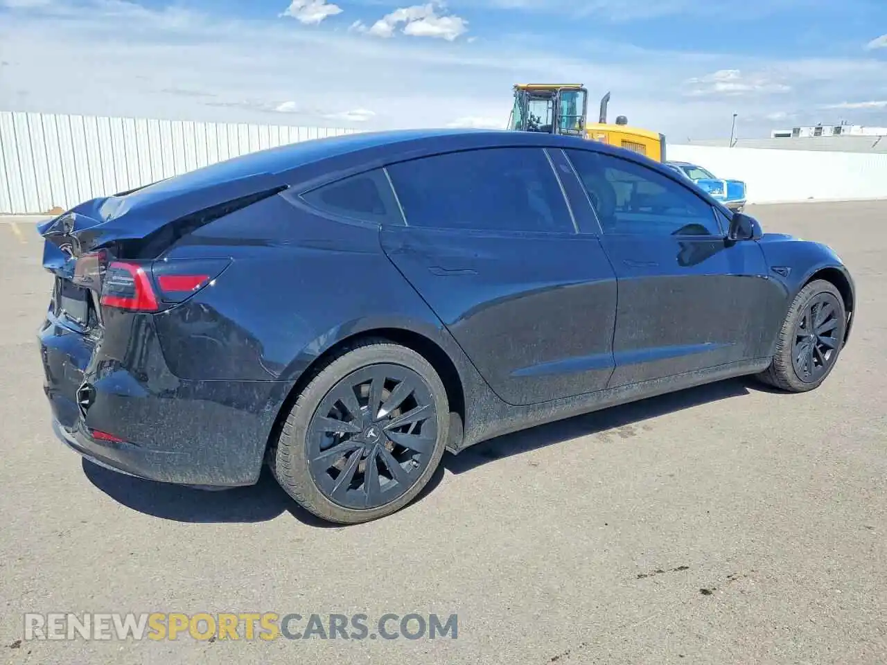 3 Photograph of a damaged car 5YJ3E1EB1MF849687 TESLA MODEL 3 2021
