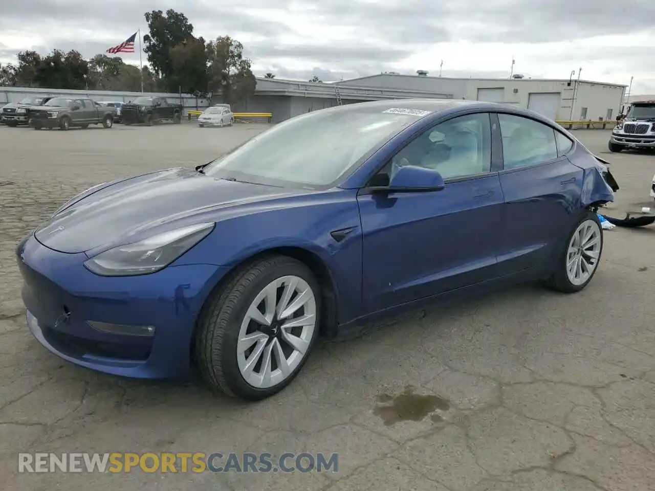 1 fotografías del automóvil dañado 5YJ3E1EB1MF877599 TESLA MODEL 3 2021