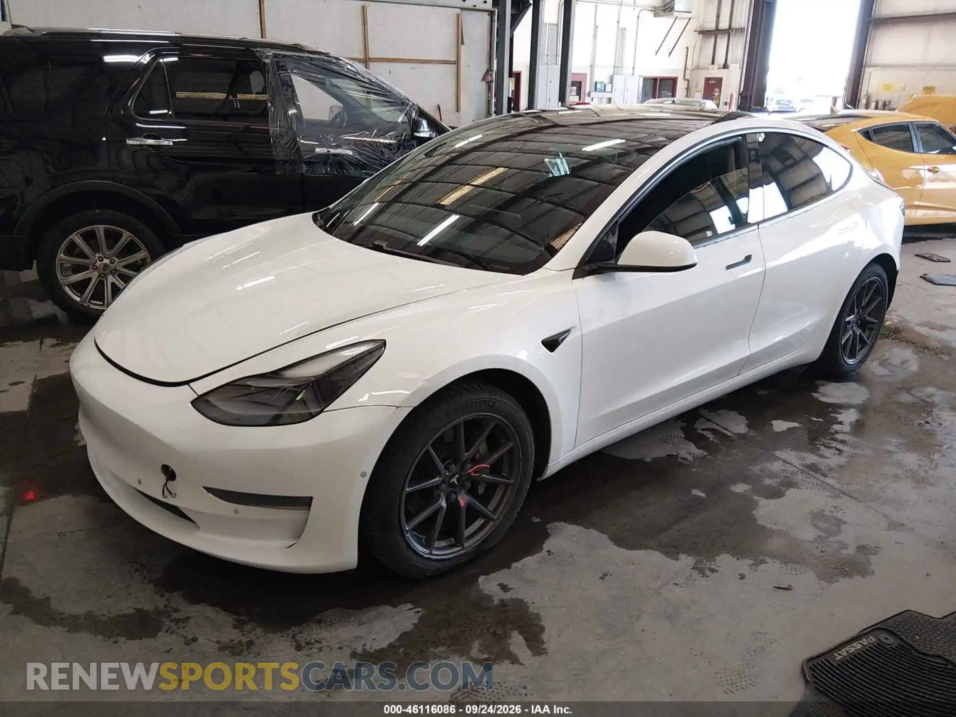 2 Photograph of a damaged car 5YJ3E1EB1MF938983 TESLA MODEL 3 2021
