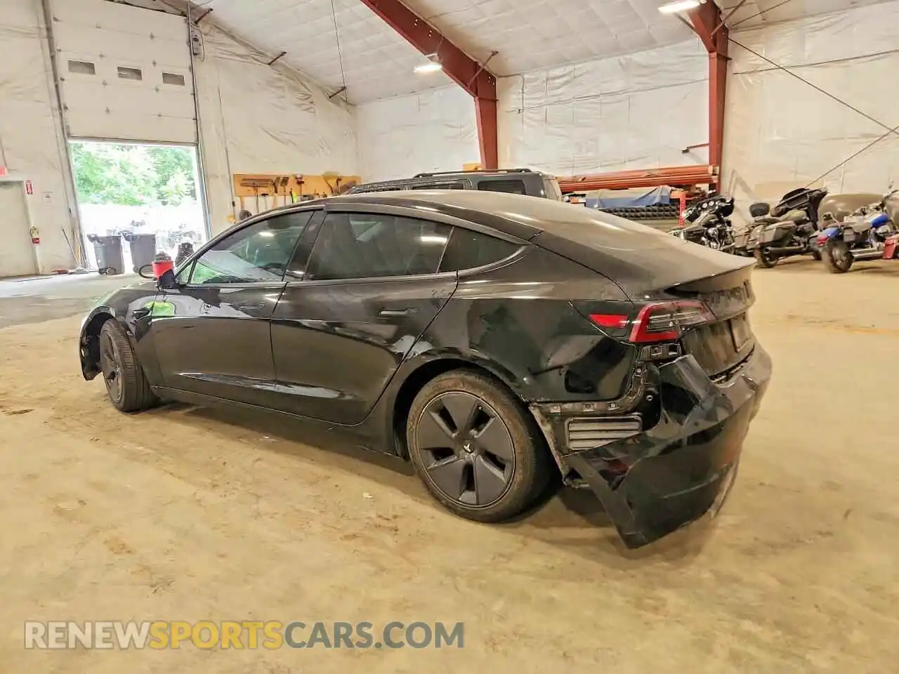 2 Фотография поврежденного автомобиля 5YJ3E1EB1MF939051 TESLA MODEL 3 2021