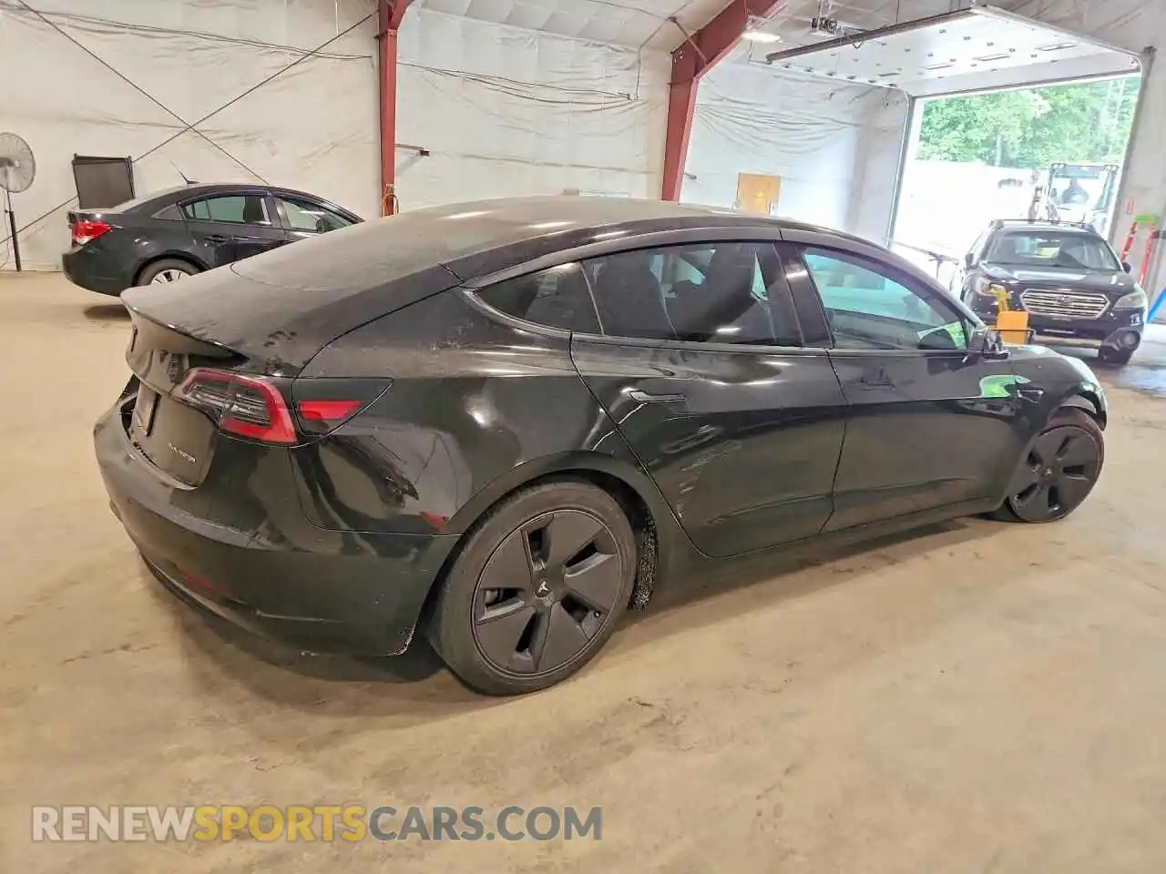 3 Фотография поврежденного автомобиля 5YJ3E1EB1MF939051 TESLA MODEL 3 2021