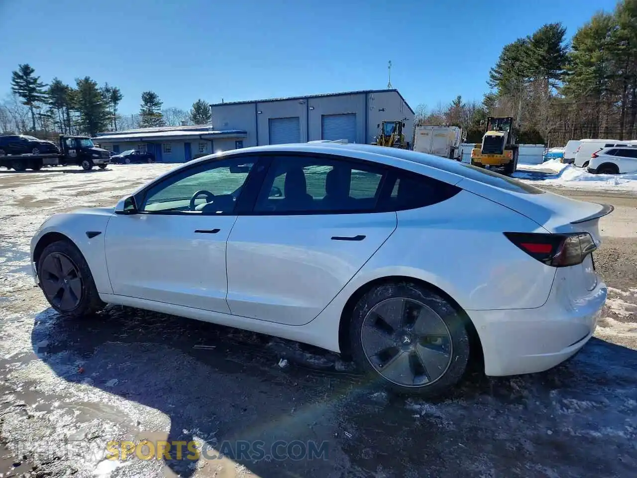 2 Photograph of a damaged car 5YJ3E1EB1MF980067 TESLA MODEL 3 2021