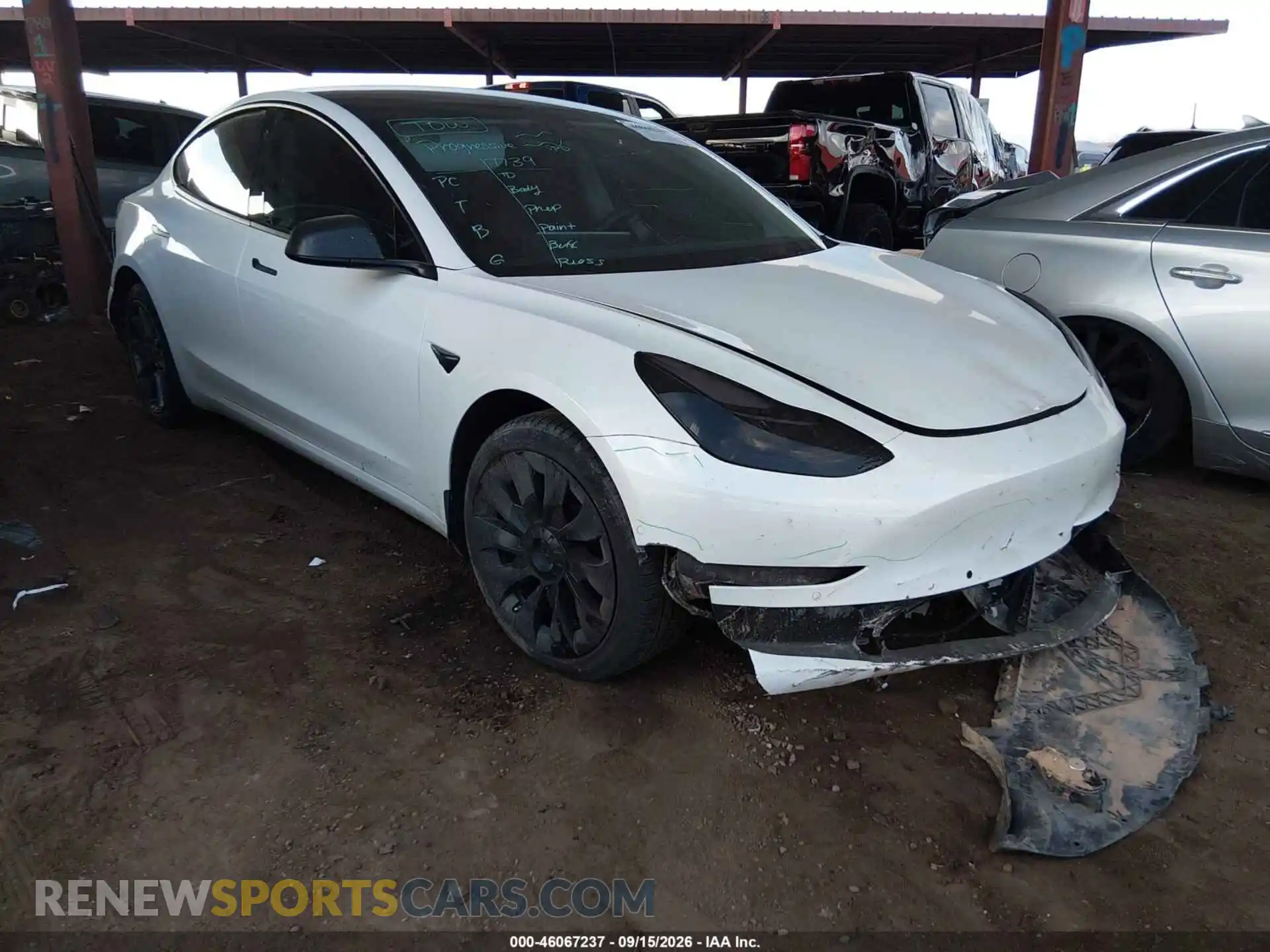 1 Фотография поврежденного автомобиля 5YJ3E1EB1MF998052 TESLA MODEL 3 2021