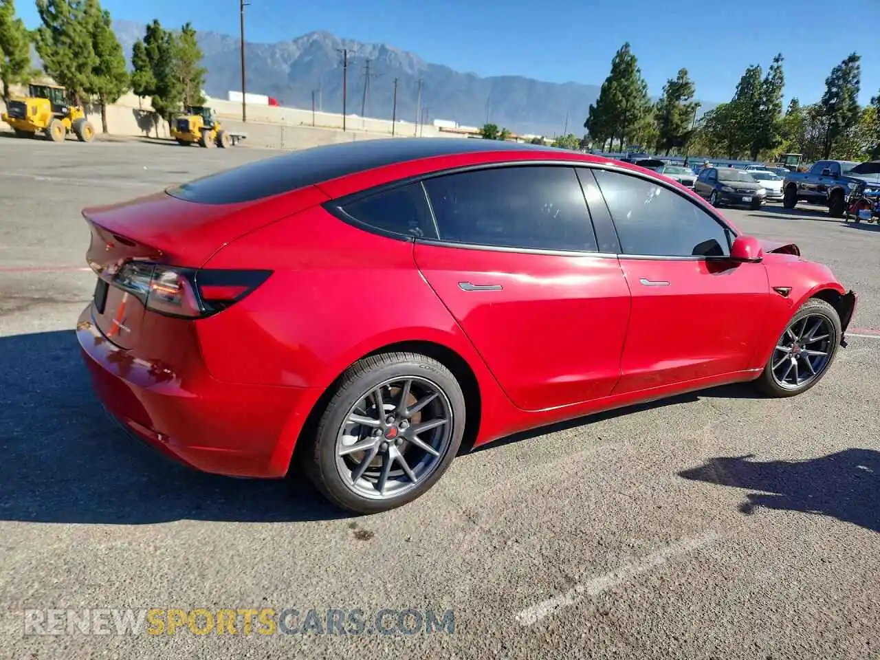 3 Photograph of a damaged car 5YJ3E1EB1MF998584 TESLA MODEL 3 2021