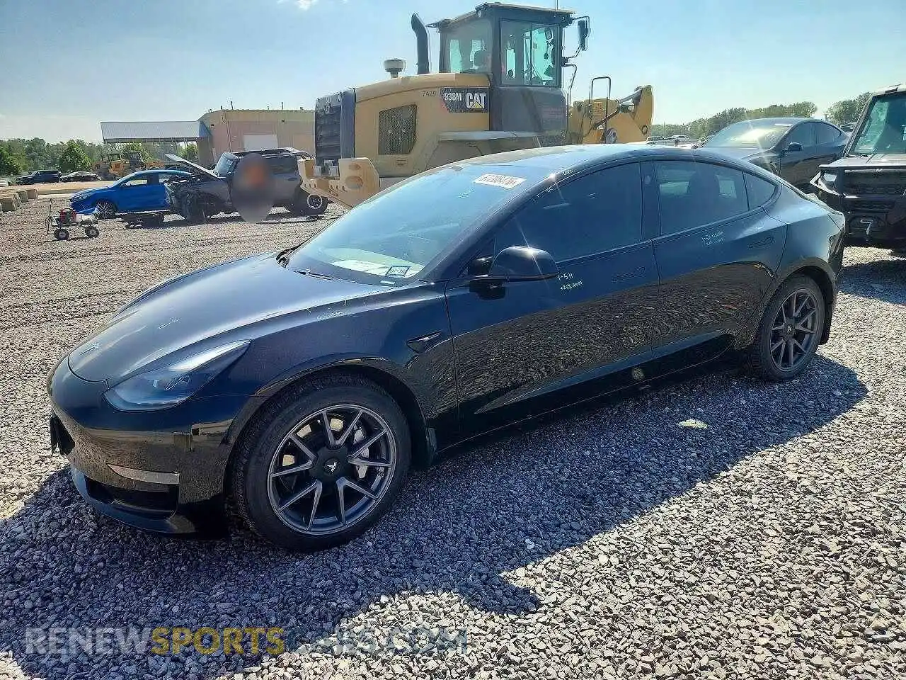 1 Photograph of a damaged car 5YJ3E1EB2MF978800 TESLA MODEL 3 2021