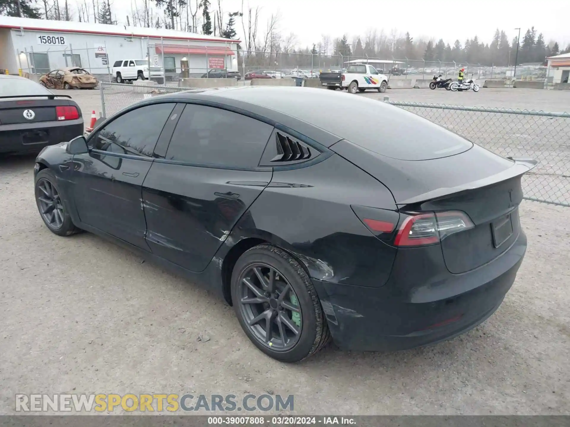 3 Photograph of a damaged car 5YJ3E1EB3MF002296 TESLA MODEL 3 2021