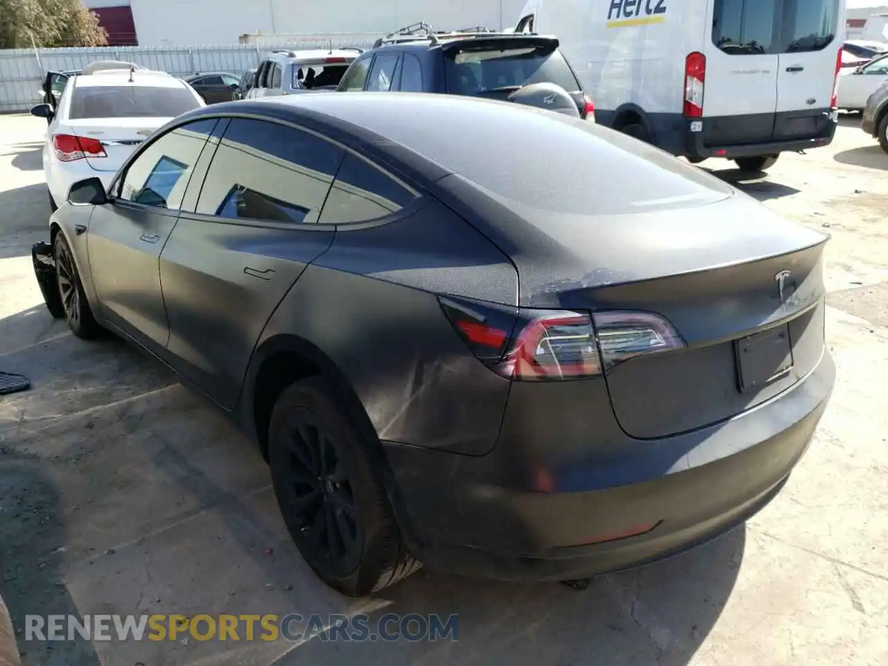 3 Photograph of a damaged car 5YJ3E1EB3MF015579 TESLA MODEL 3 2021