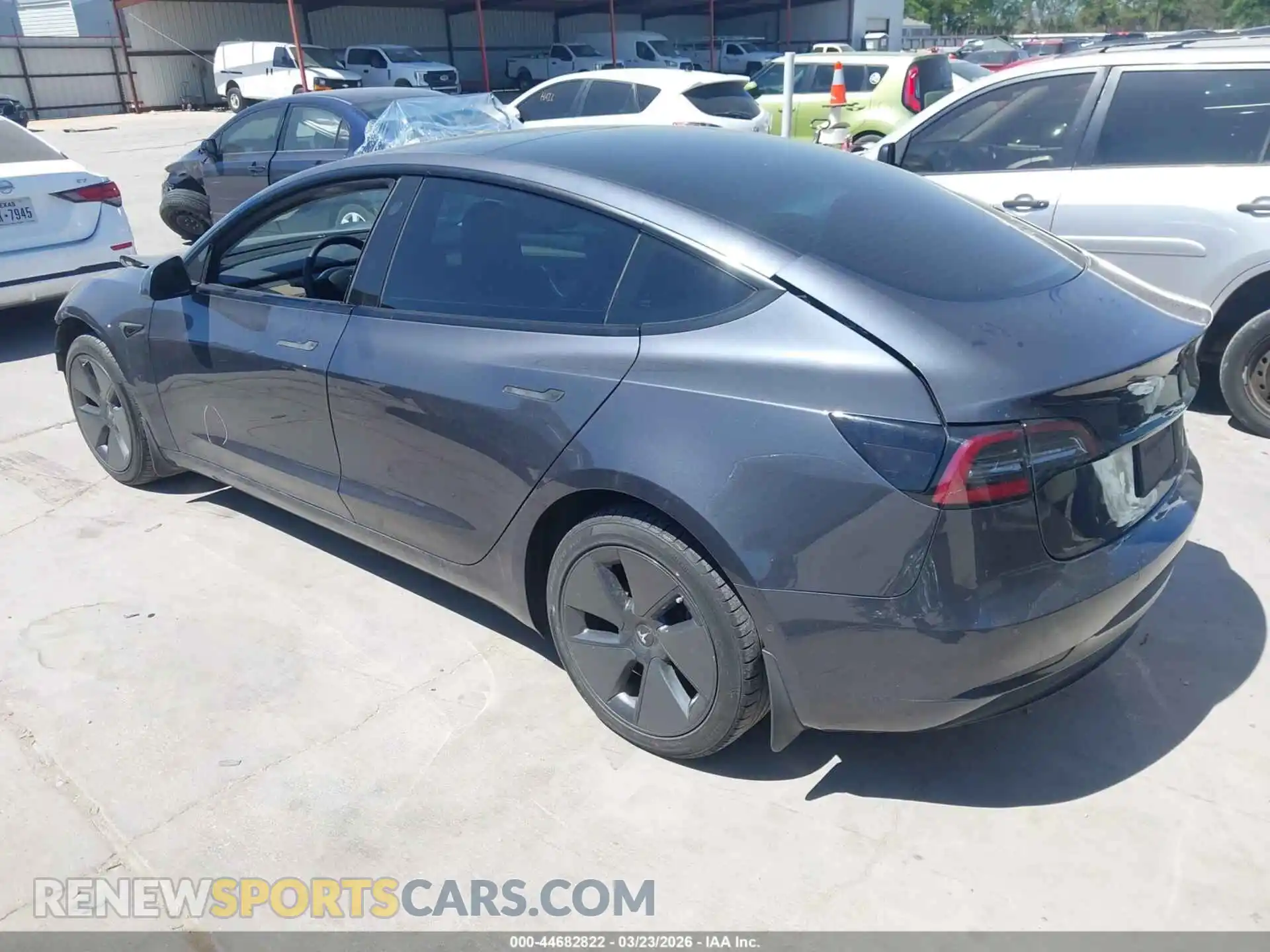 3 Photograph of a damaged car 5YJ3E1EB3MF037890 TESLA MODEL 3 2021