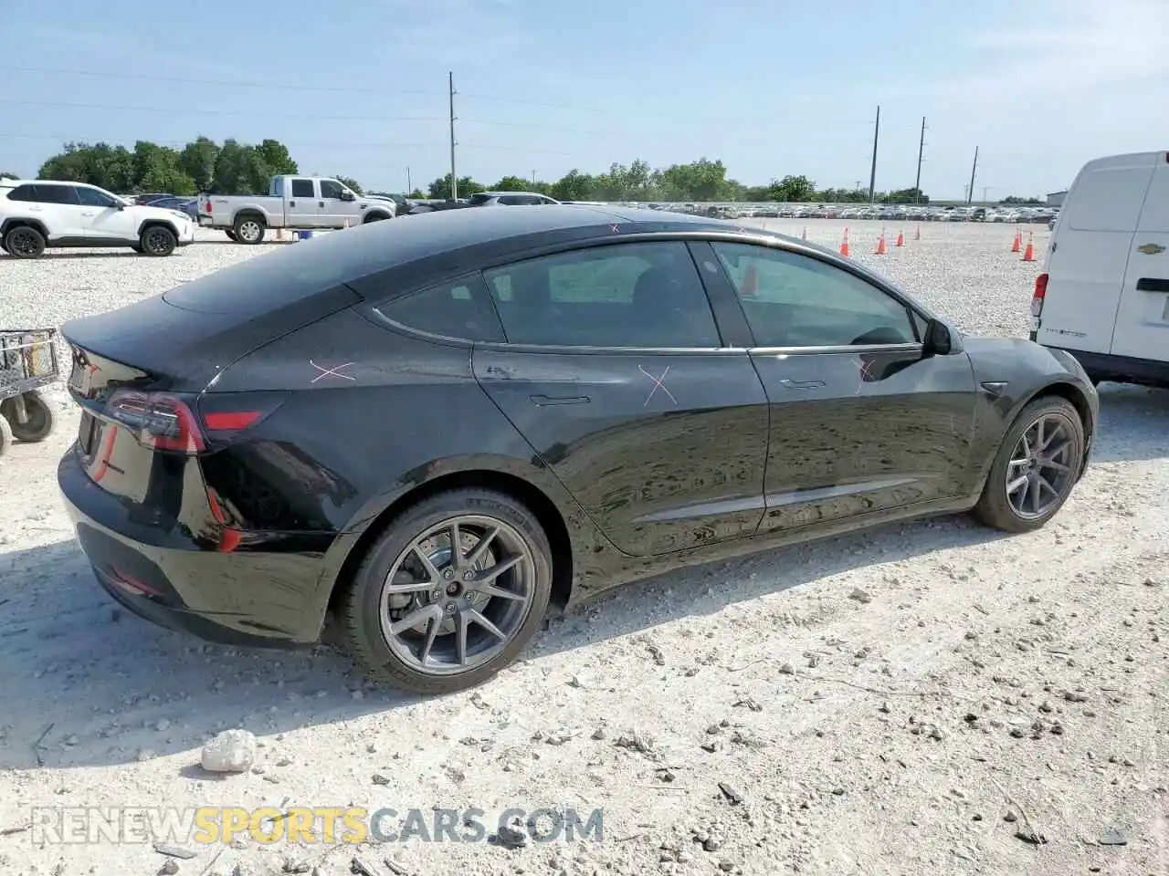 3 Photograph of a damaged car 5YJ3E1EB3MF848931 TESLA MODEL 3 2021