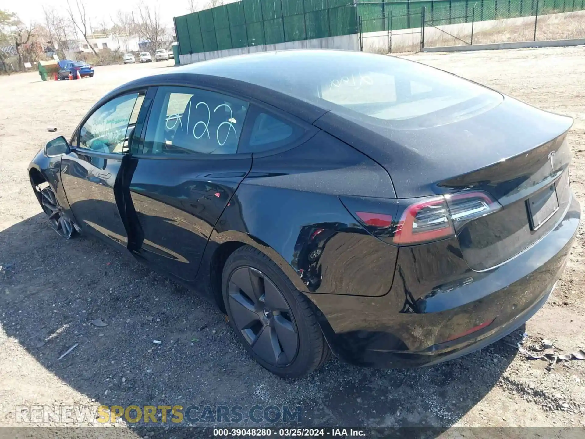 3 Photograph of a damaged car 5YJ3E1EB3MF855216 TESLA MODEL 3 2021