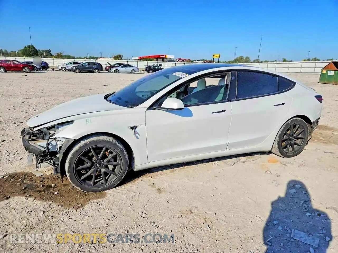 1 Фотография поврежденного автомобиля 5YJ3E1EB3MF856057 TESLA MODEL 3 2021