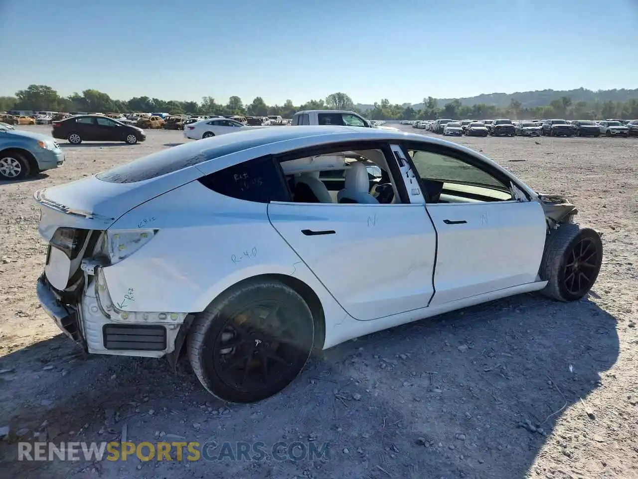 3 Фотография поврежденного автомобиля 5YJ3E1EB3MF856057 TESLA MODEL 3 2021