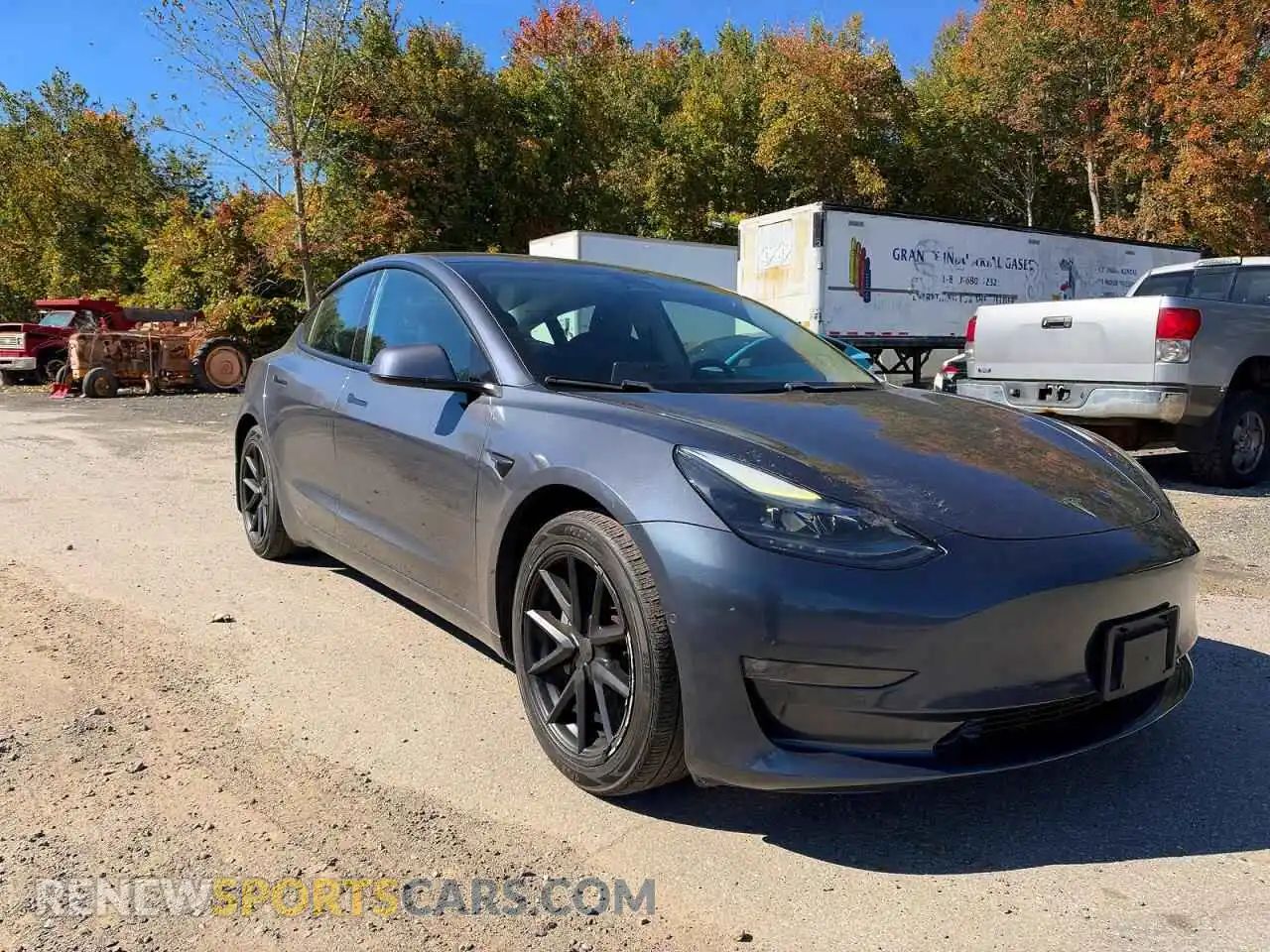1 Фотография поврежденного автомобиля 5YJ3E1EB3MF902504 TESLA MODEL 3 2021