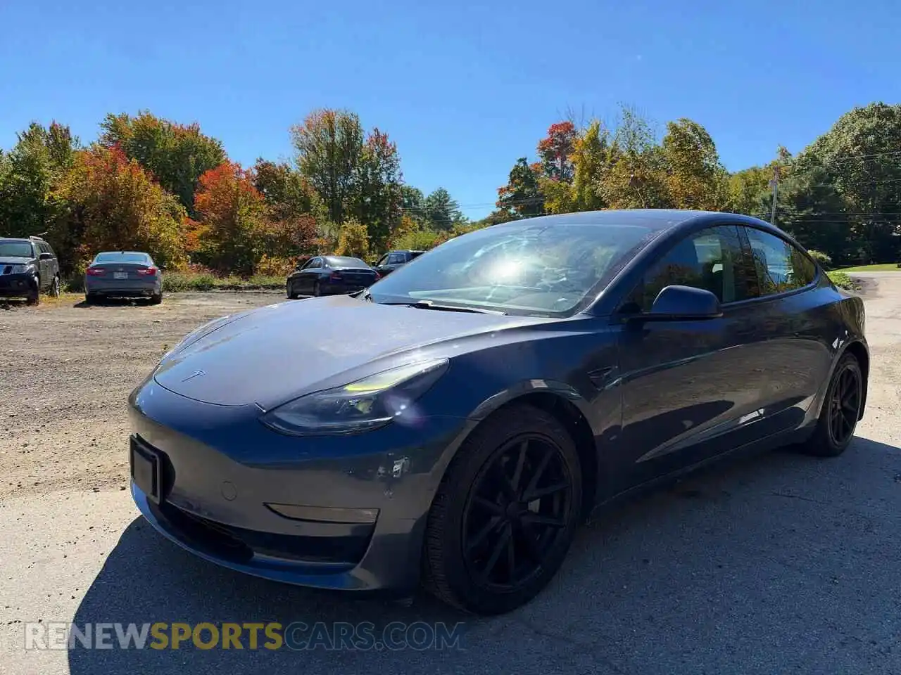 2 Фотография поврежденного автомобиля 5YJ3E1EB3MF902504 TESLA MODEL 3 2021
