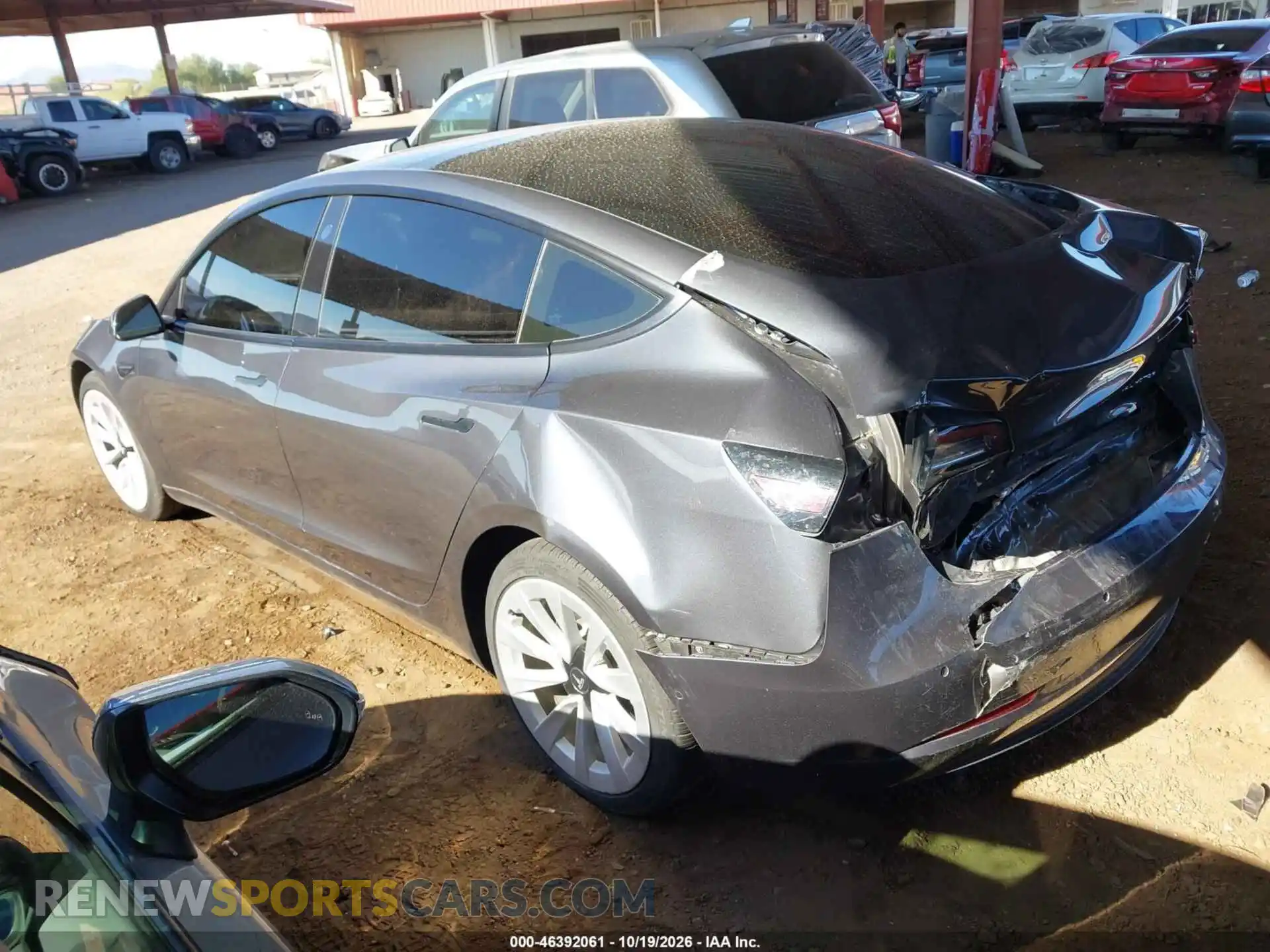 3 Photograph of a damaged car 5YJ3E1EB3MF936684 TESLA MODEL 3 2021