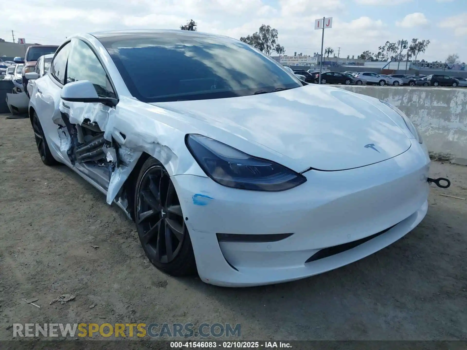 1 fotografías del automóvil dañado 5YJ3E1EB4MF010097 TESLA MODEL 3 2021