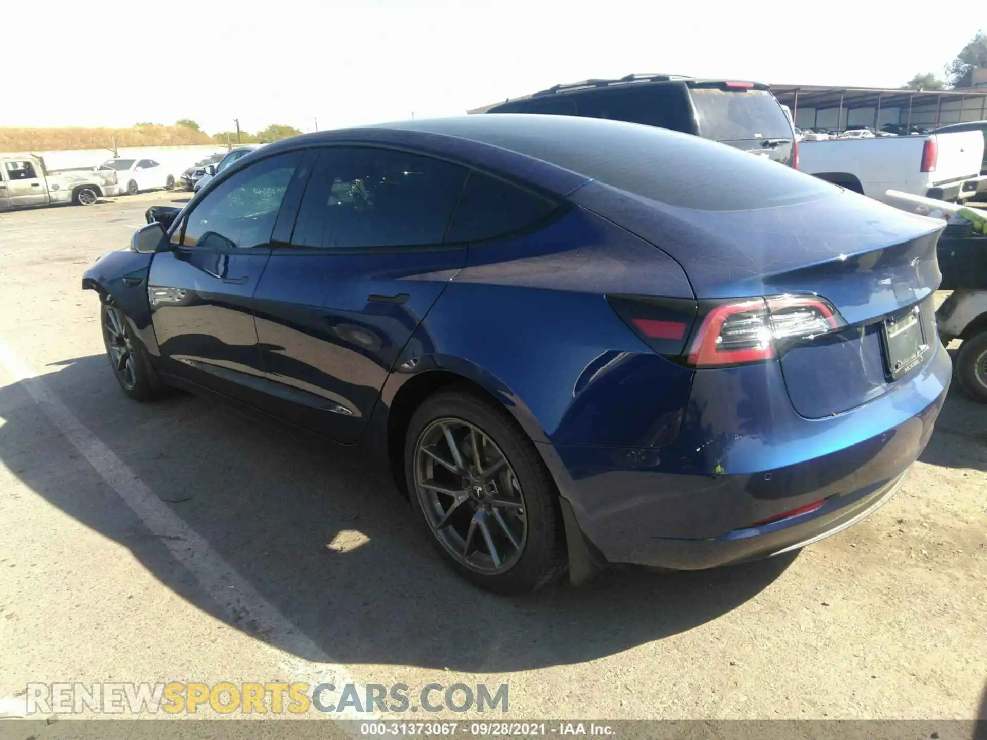 3 Photograph of a damaged car 5YJ3E1EB4MF045772 TESLA MODEL 3 2021