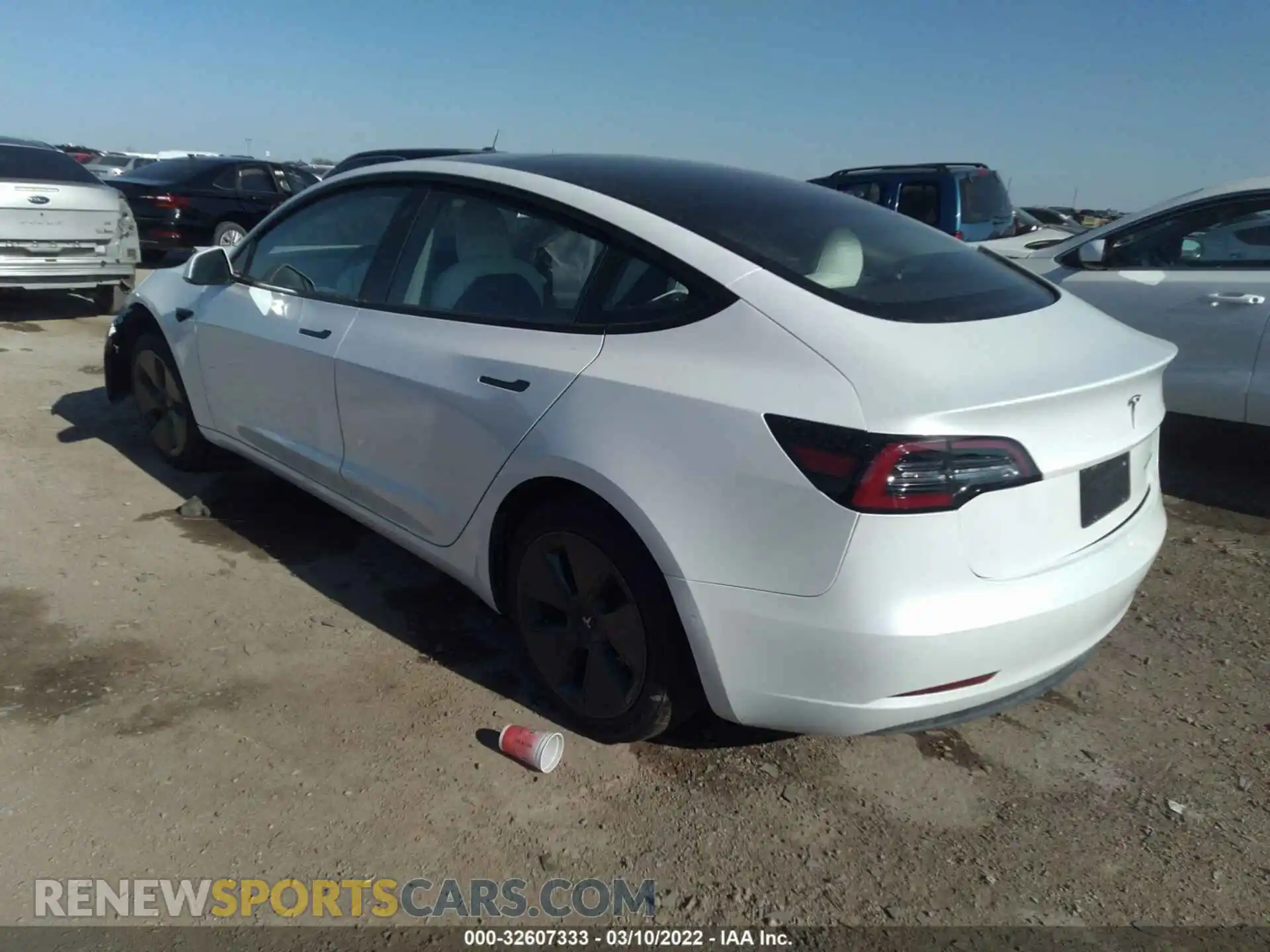 3 Photograph of a damaged car 5YJ3E1EB4MF061969 TESLA MODEL 3 2021
