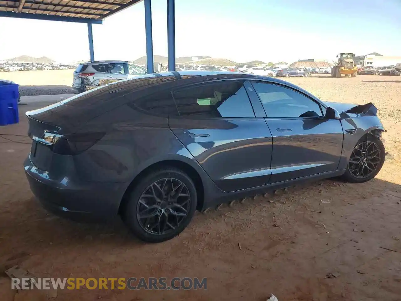 3 Photograph of a damaged car 5YJ3E1EB4MF071952 TESLA MODEL 3 2021