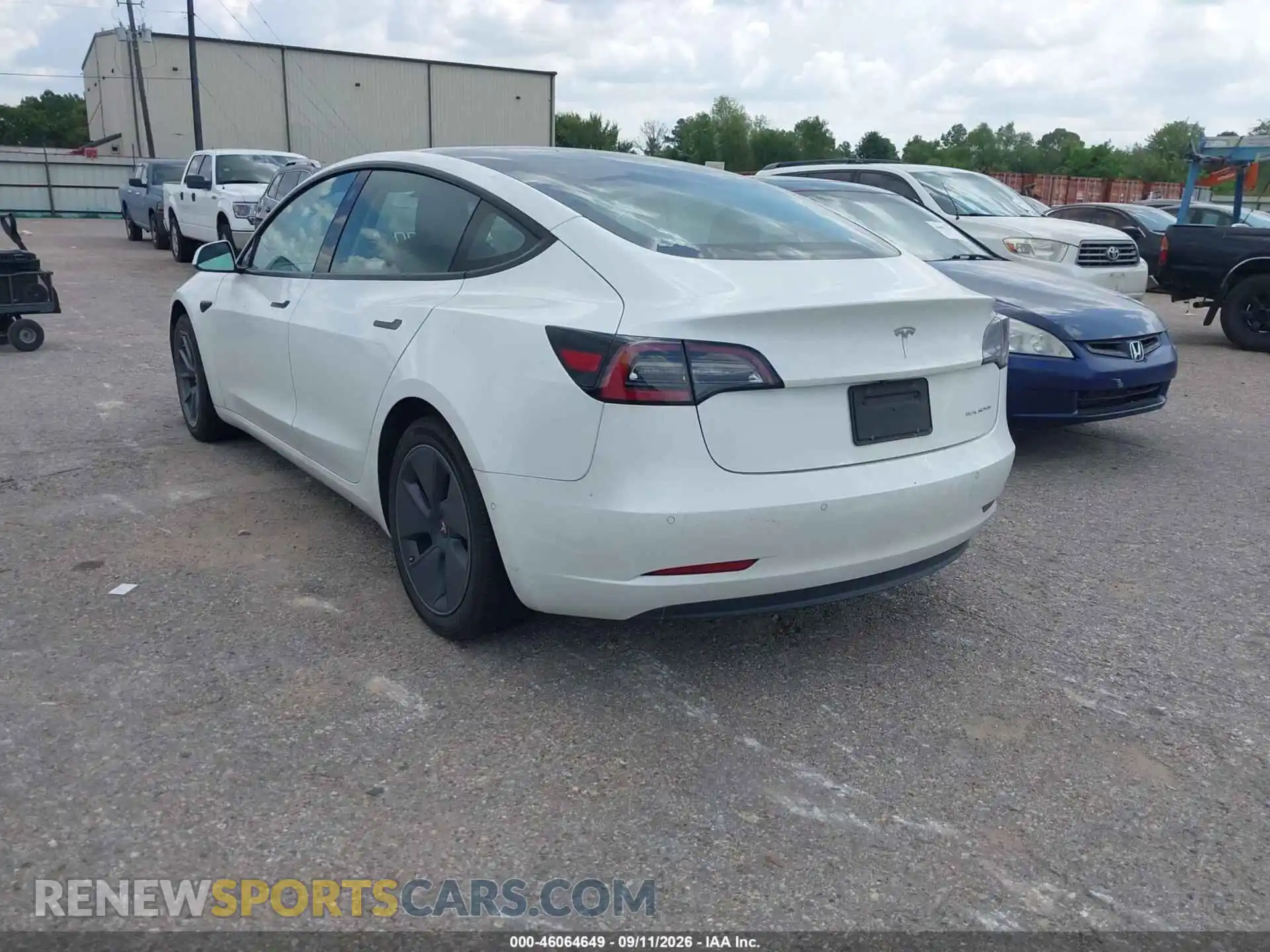 3 Photograph of a damaged car 5YJ3E1EB4MF095829 TESLA MODEL 3 2021