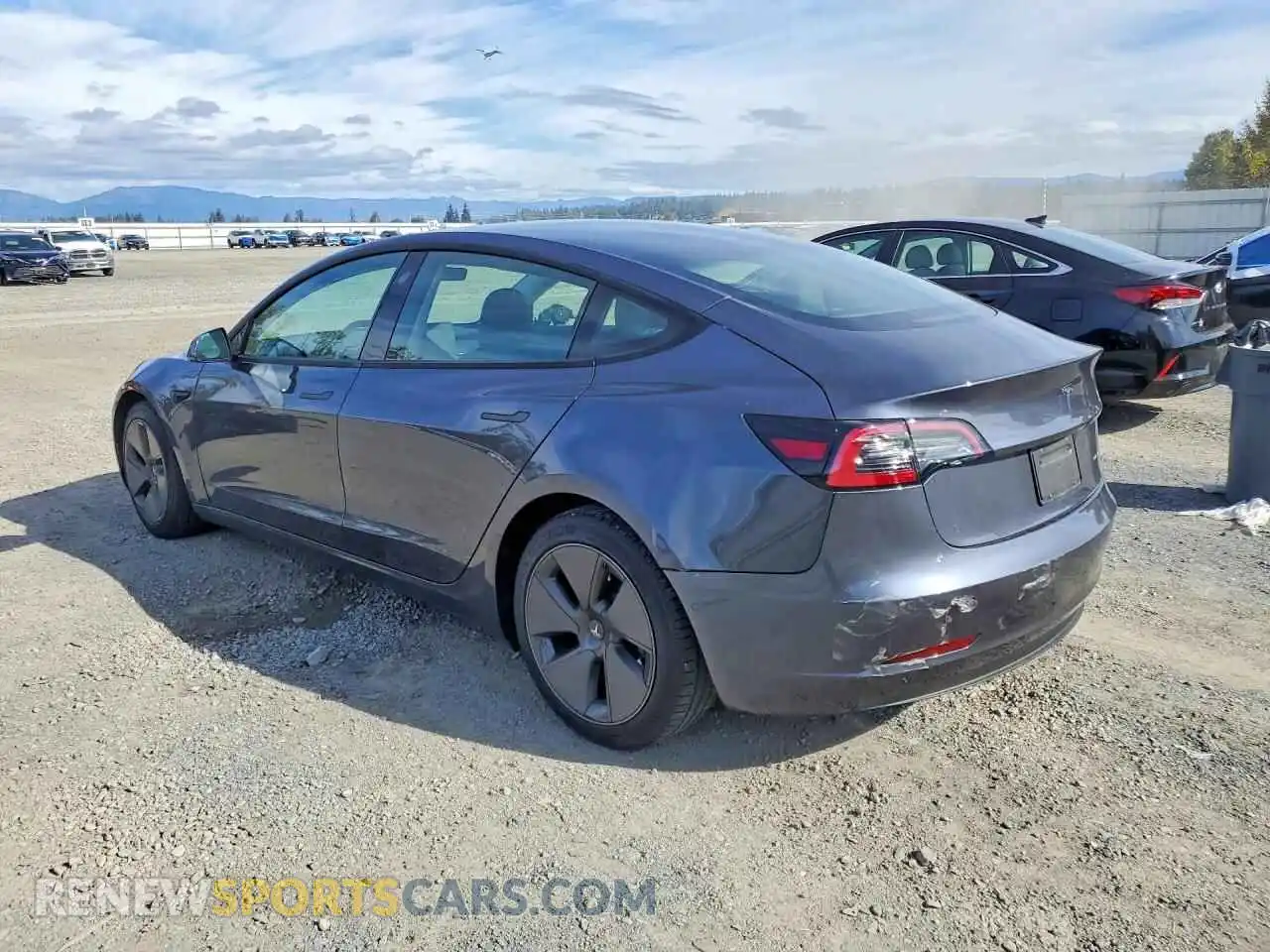 2 Фотография поврежденного автомобиля 5YJ3E1EB4MF862000 TESLA MODEL 3 2021