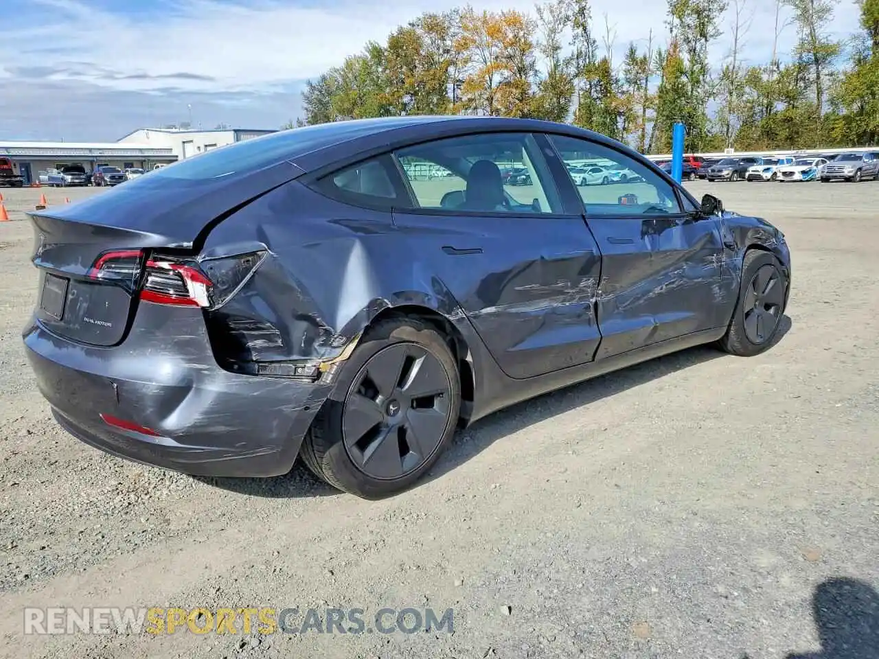 3 Фотография поврежденного автомобиля 5YJ3E1EB4MF862000 TESLA MODEL 3 2021