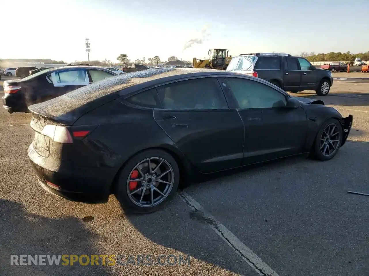 3 Photograph of a damaged car 5YJ3E1EB4MF903175 TESLA MODEL 3 2021