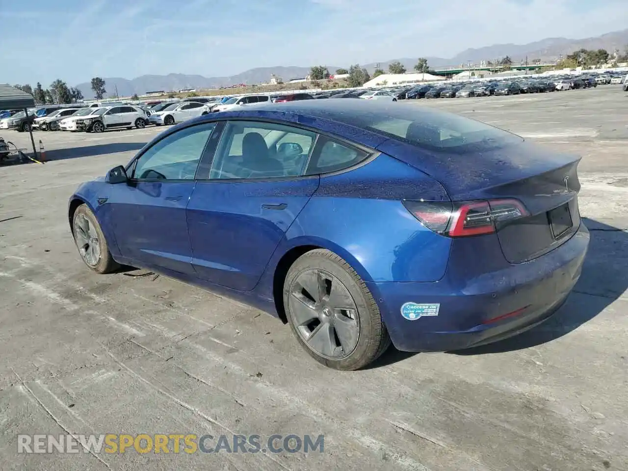 2 Photograph of a damaged car 5YJ3E1EB4MF941716 TESLA MODEL 3 2021
