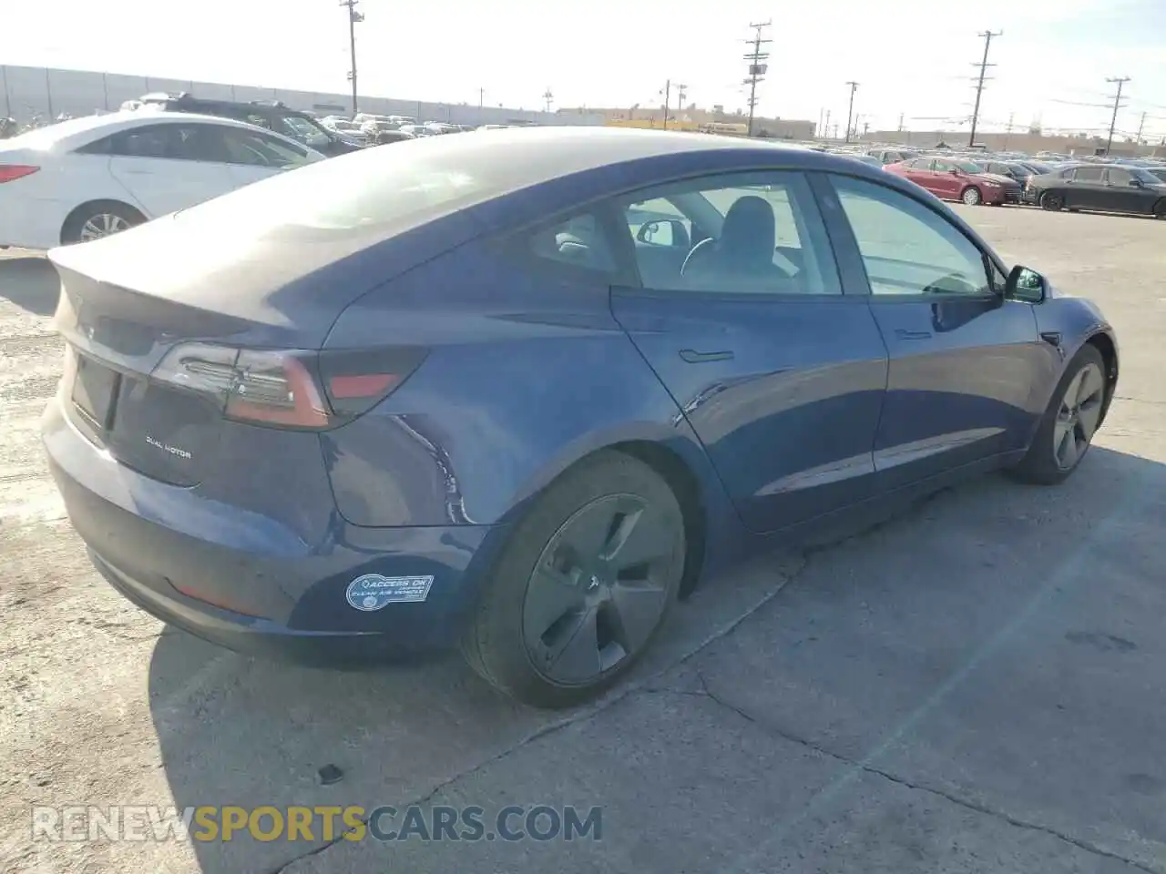 3 Photograph of a damaged car 5YJ3E1EB4MF941716 TESLA MODEL 3 2021