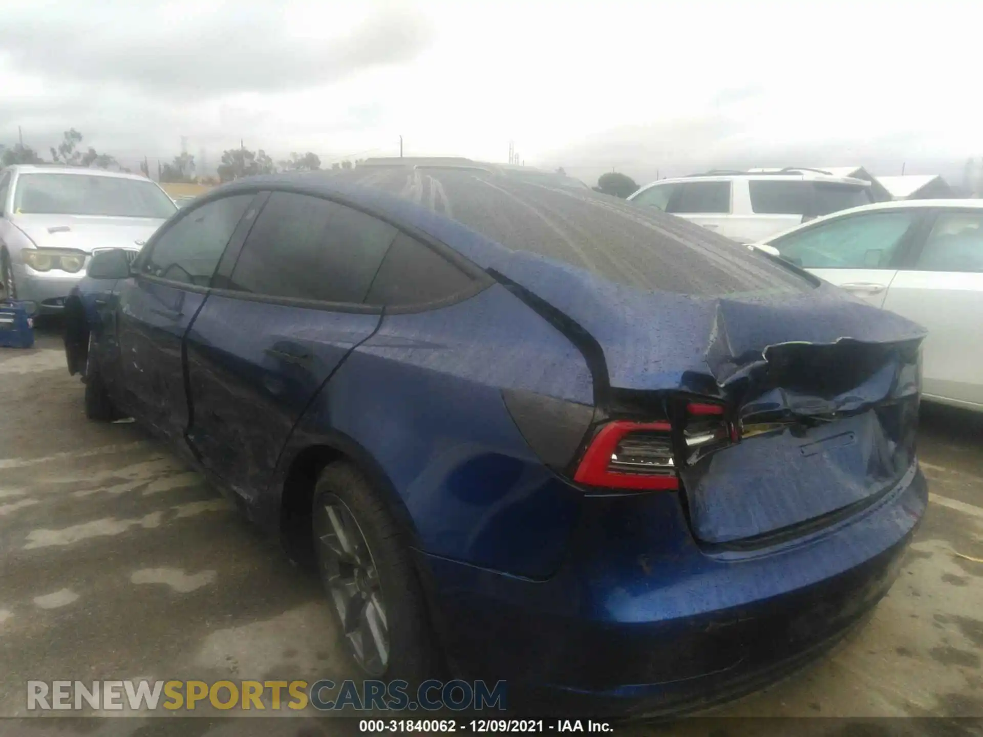 3 Photograph of a damaged car 5YJ3E1EB5MF006625 TESLA MODEL 3 2021