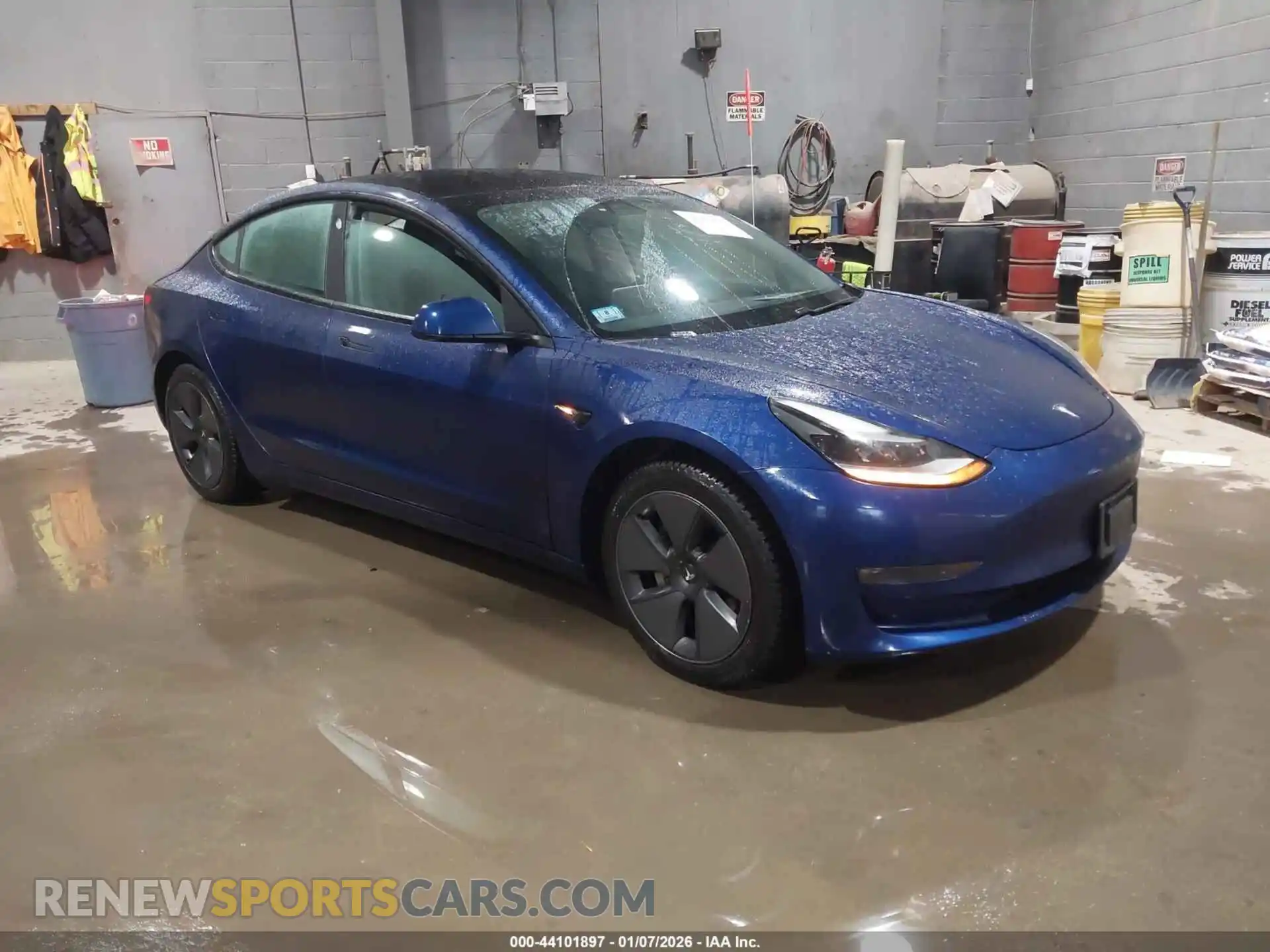 1 Photograph of a damaged car 5YJ3E1EB5MF012926 TESLA MODEL 3 2021