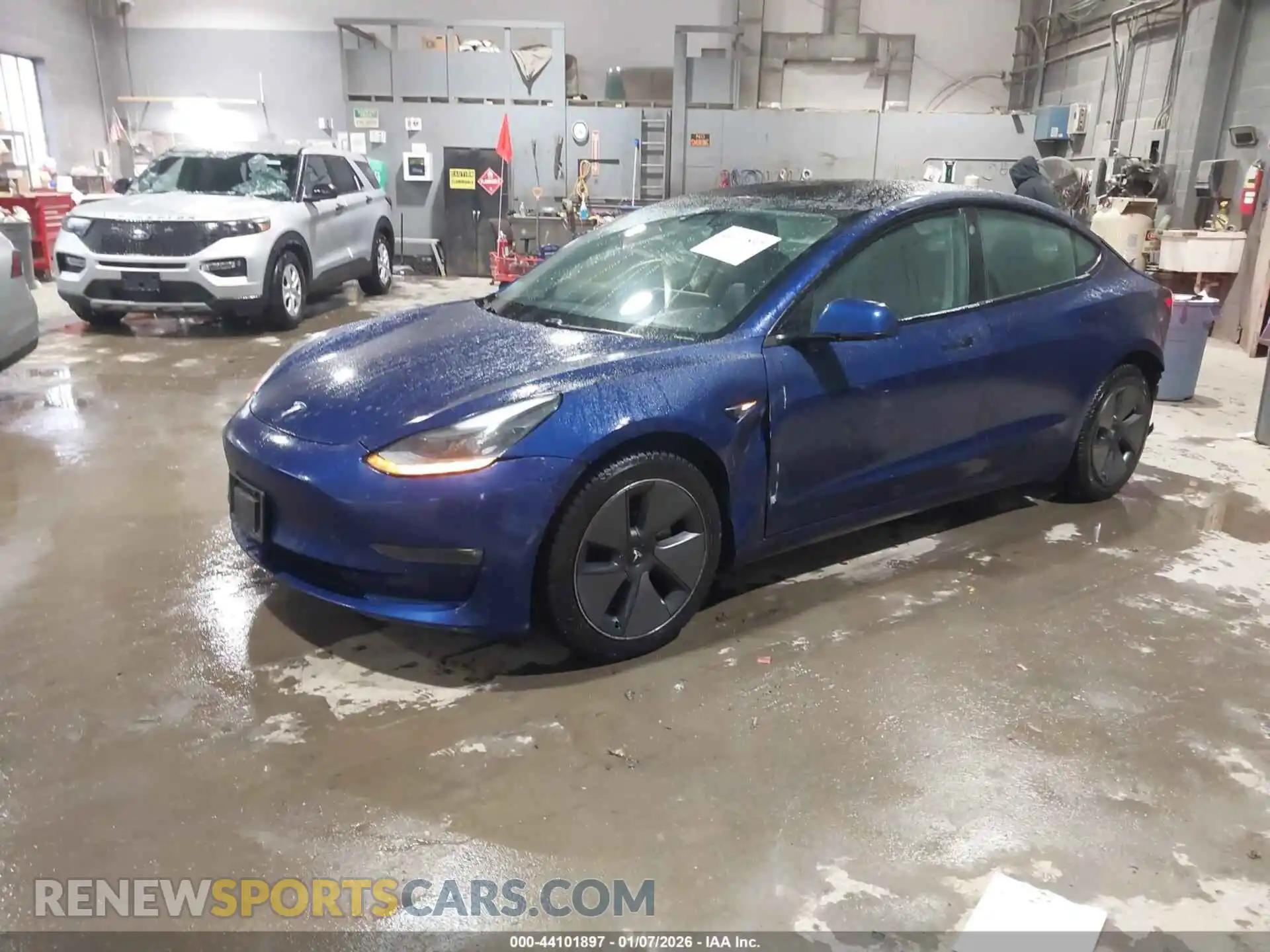 2 Photograph of a damaged car 5YJ3E1EB5MF012926 TESLA MODEL 3 2021