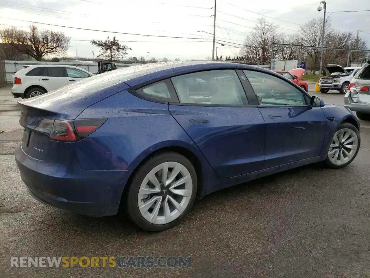 3 Photograph of a damaged car 5YJ3E1EB5MF081440 TESLA MODEL 3 2021
