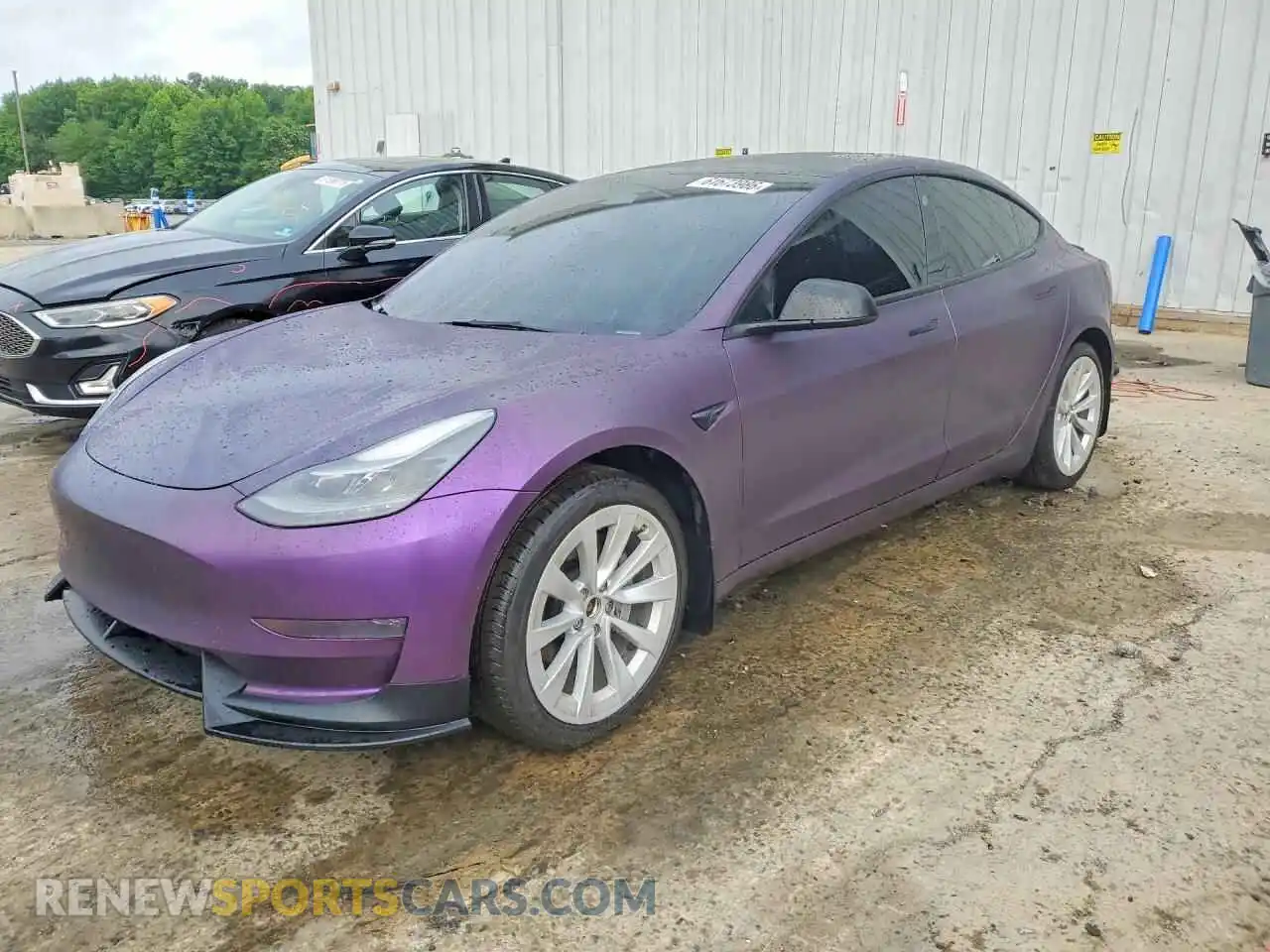 1 fotografías del automóvil dañado 5YJ3E1EB5MF094799 TESLA MODEL 3 2021