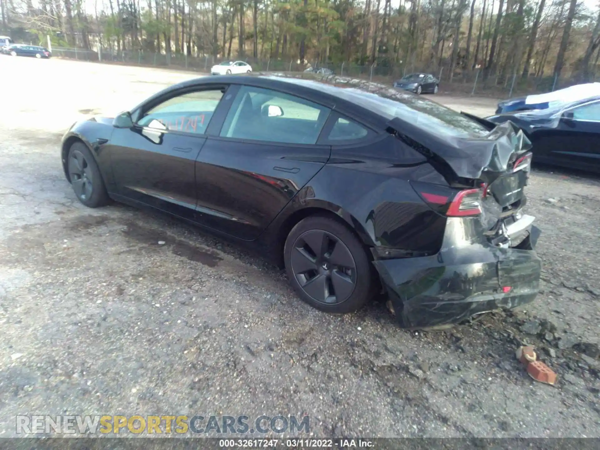 3 Photograph of a damaged car 5YJ3E1EB5MF855234 TESLA MODEL 3 2021