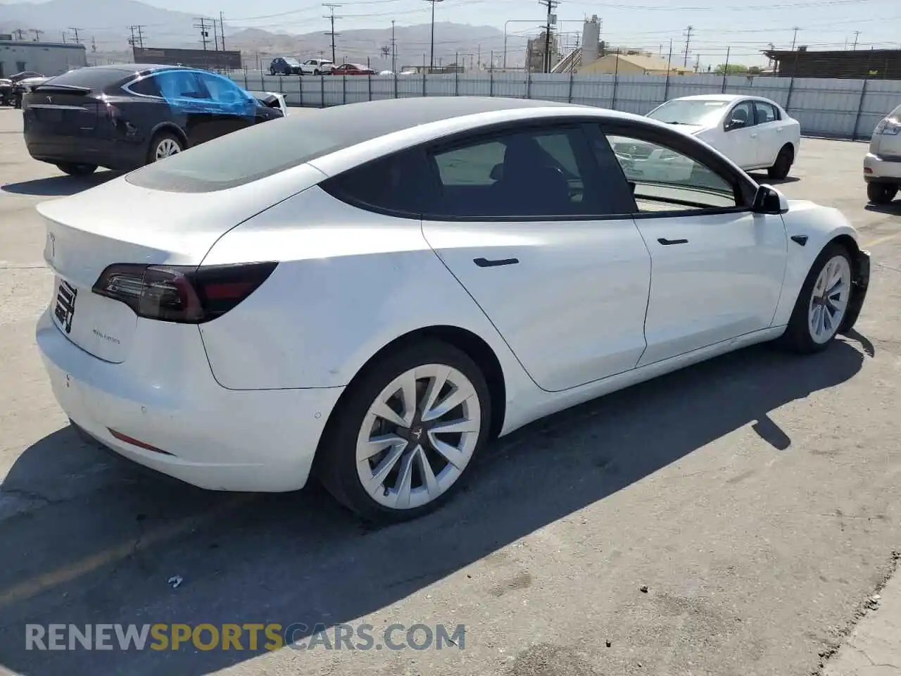 3 Photograph of a damaged car 5YJ3E1EB5MF868954 TESLA MODEL 3 2021
