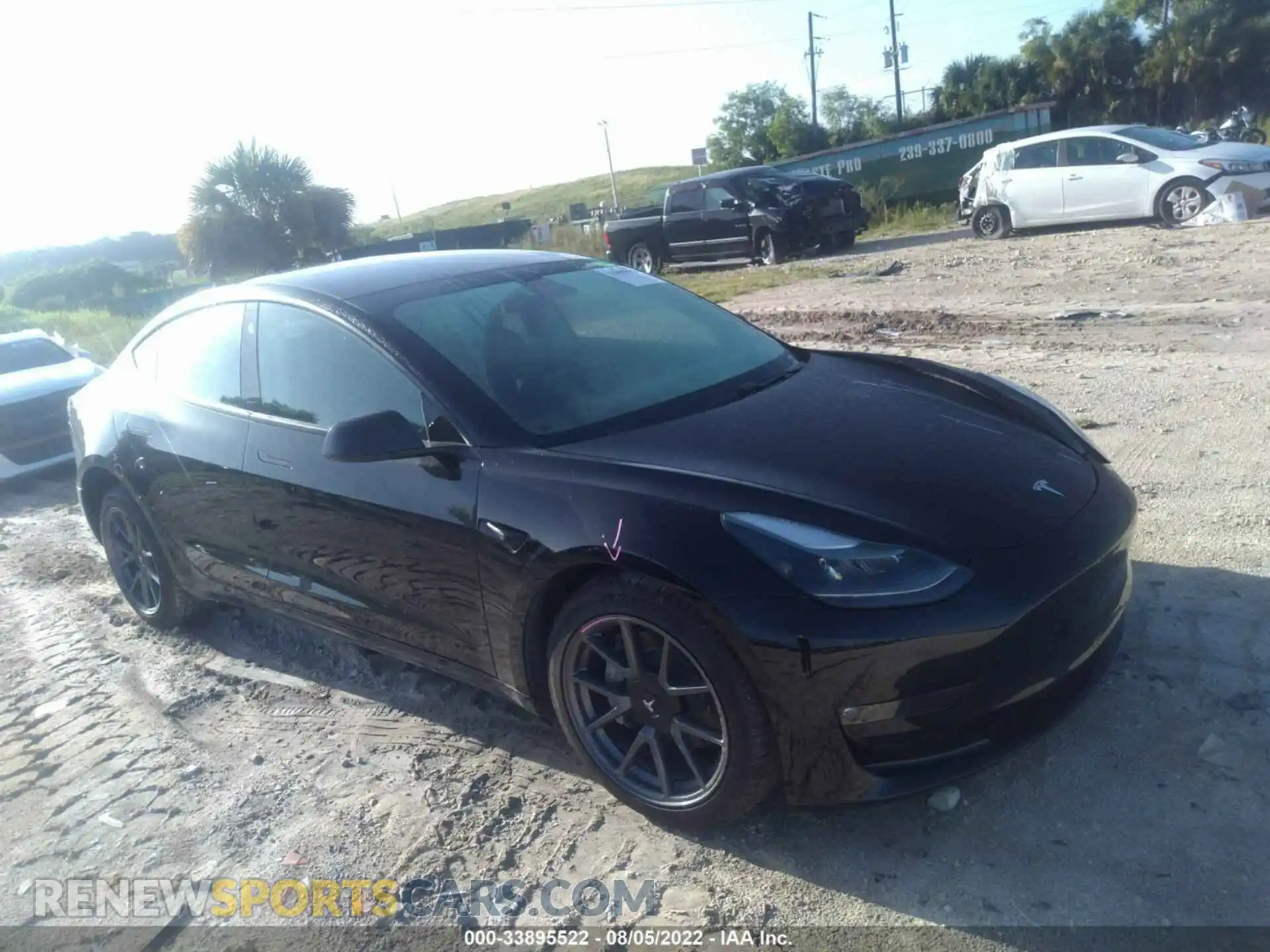 1 Photograph of a damaged car 5YJ3E1EB5MF902620 TESLA MODEL 3 2021